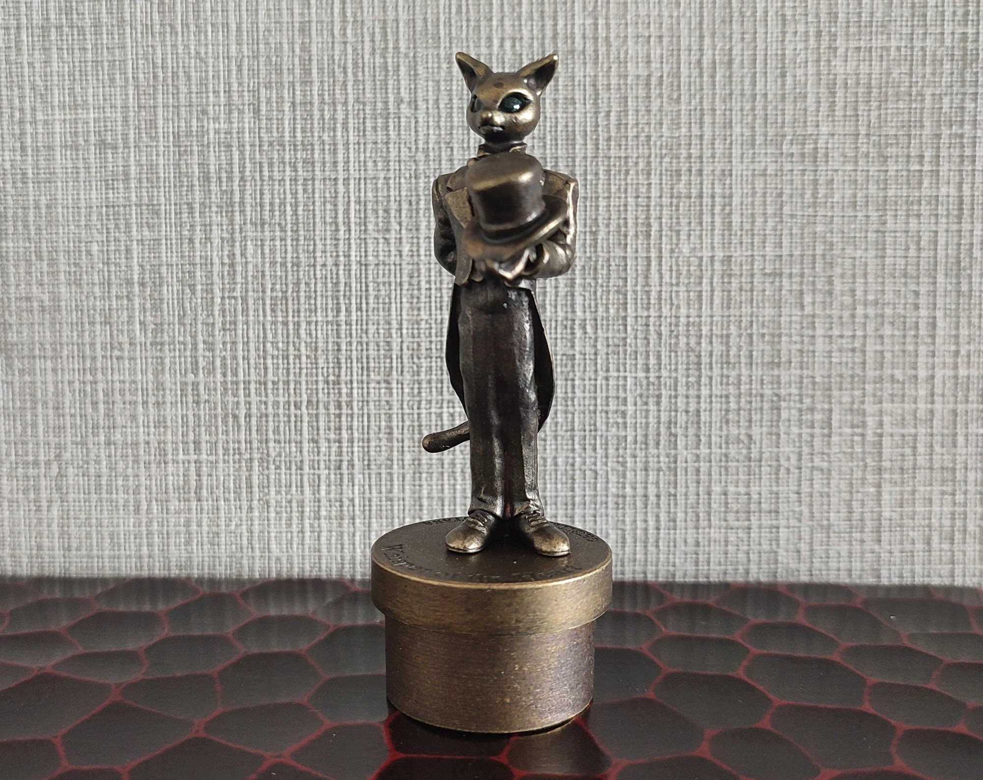 Official Ghibli Museum Baron Jewelry Box/Figure • Whisper of the Heart Metallic Figurine/Statue/Home Decor/Diorama - Image 4