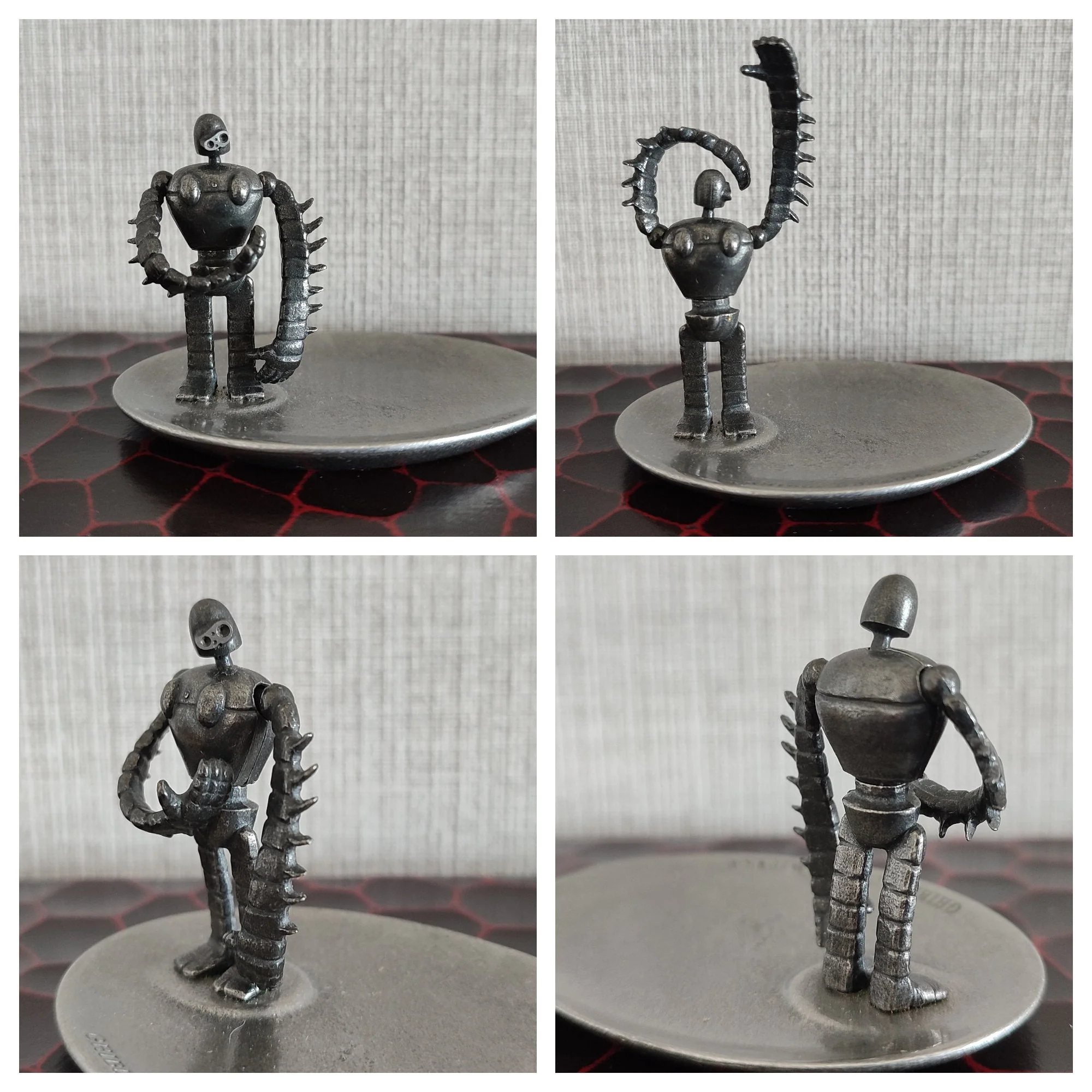 Official Ghibli Museum Laputa Metallic Figurine/Jewelry Stand • Robot Soldier Figure/Statue/Home Decor/Interior Diorama - Image 9