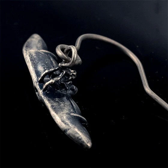 Official Studio Ghibli Nausicaa Valley of the Wind Earrings • Japanese Handmade Jewelry - Image 4