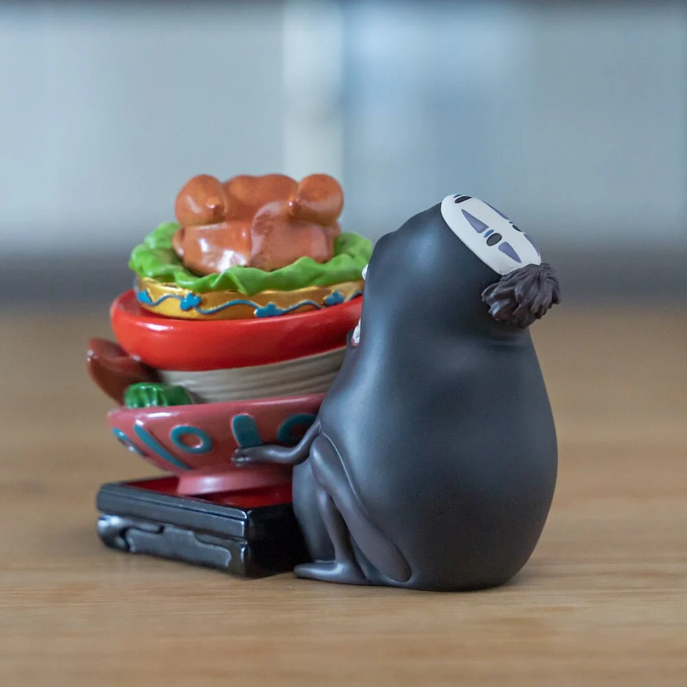 Official Ghibli No Face Figure/Accessory Case/Holder • Spirited Away Figurine/Statue/Replica/Interior Decor • Kaonashi - Image 4