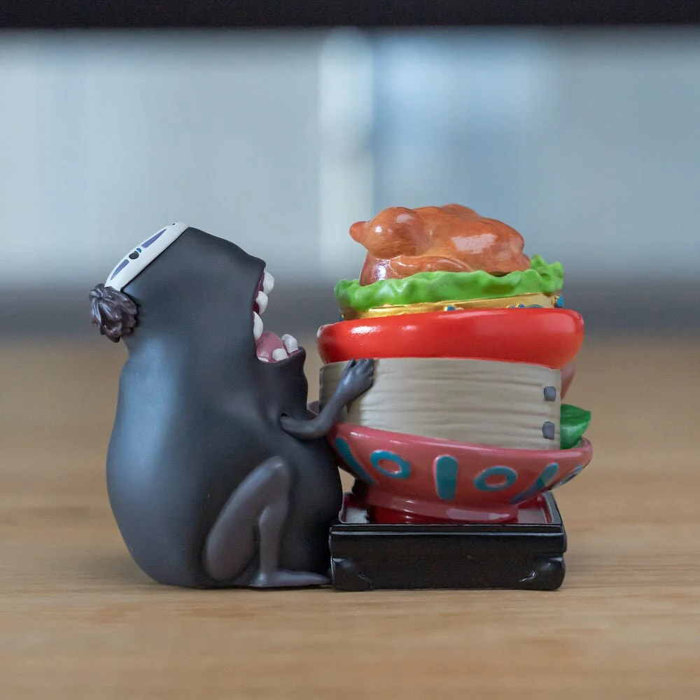 Official Ghibli No Face Figure/Accessory Case/Holder • Spirited Away Figurine/Statue/Replica/Interior Decor • Kaonashi - Image 5