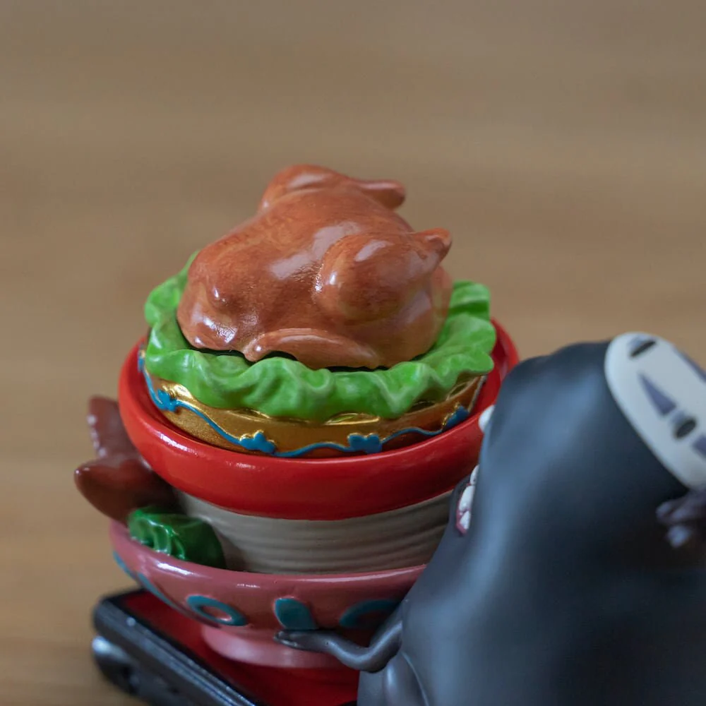 Official Ghibli No Face Figure/Accessory Case/Holder • Spirited Away Figurine/Statue/Replica/Interior Decor • Kaonashi - Image 7