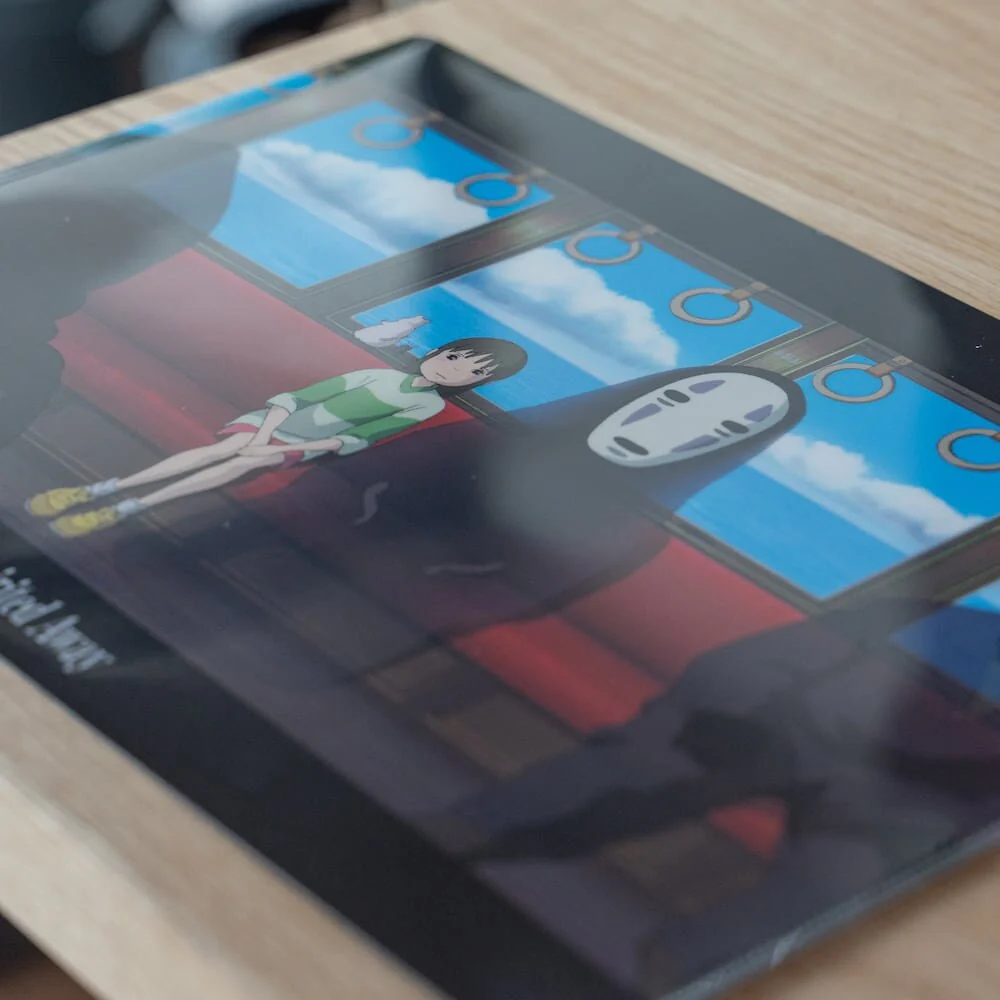 Official Ghibli No Face Wall Art Picture/Folder • Spirited Away Anime Clear File • Kaonashi - Image 3