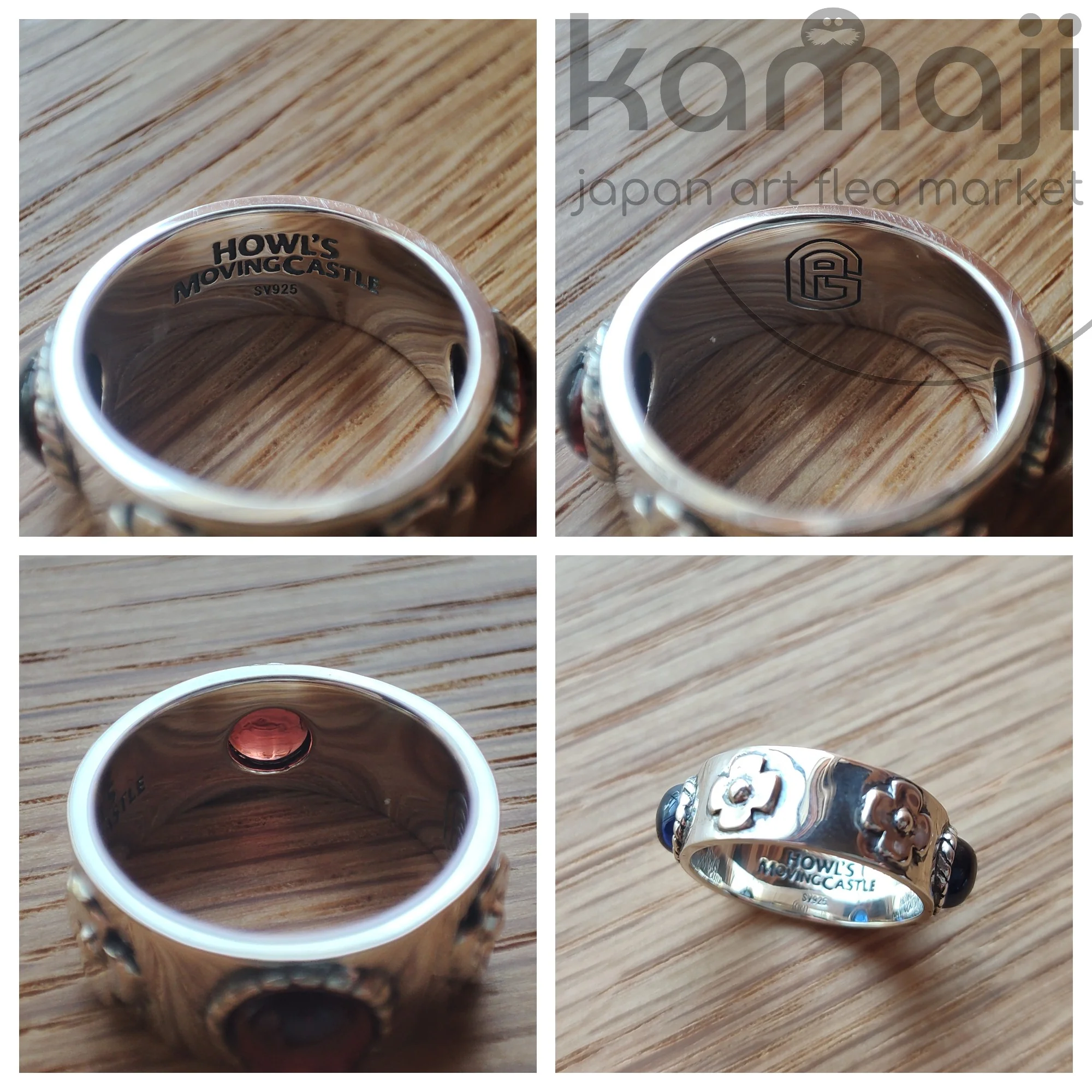 Official Studio Ghibli Howls Moving Castle Silver Rings Set of 2 • Japanese Jewelry • Ghibli Park Exclusive - Image 9