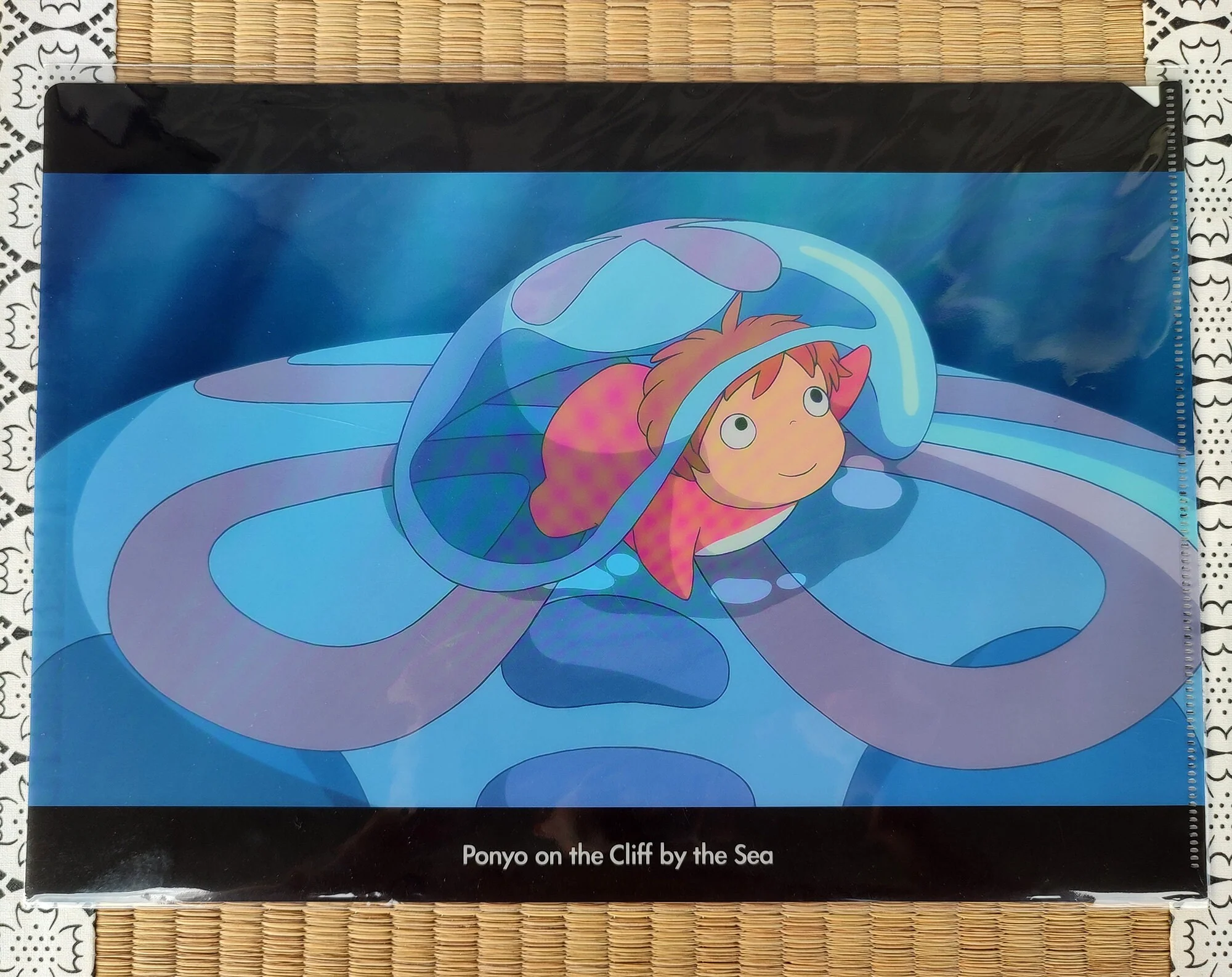 Official Ghibli Ponyo Wall Art Picture/Folder • Ponyo on the Cliff by the Sea Anime Clear File - Image 5
