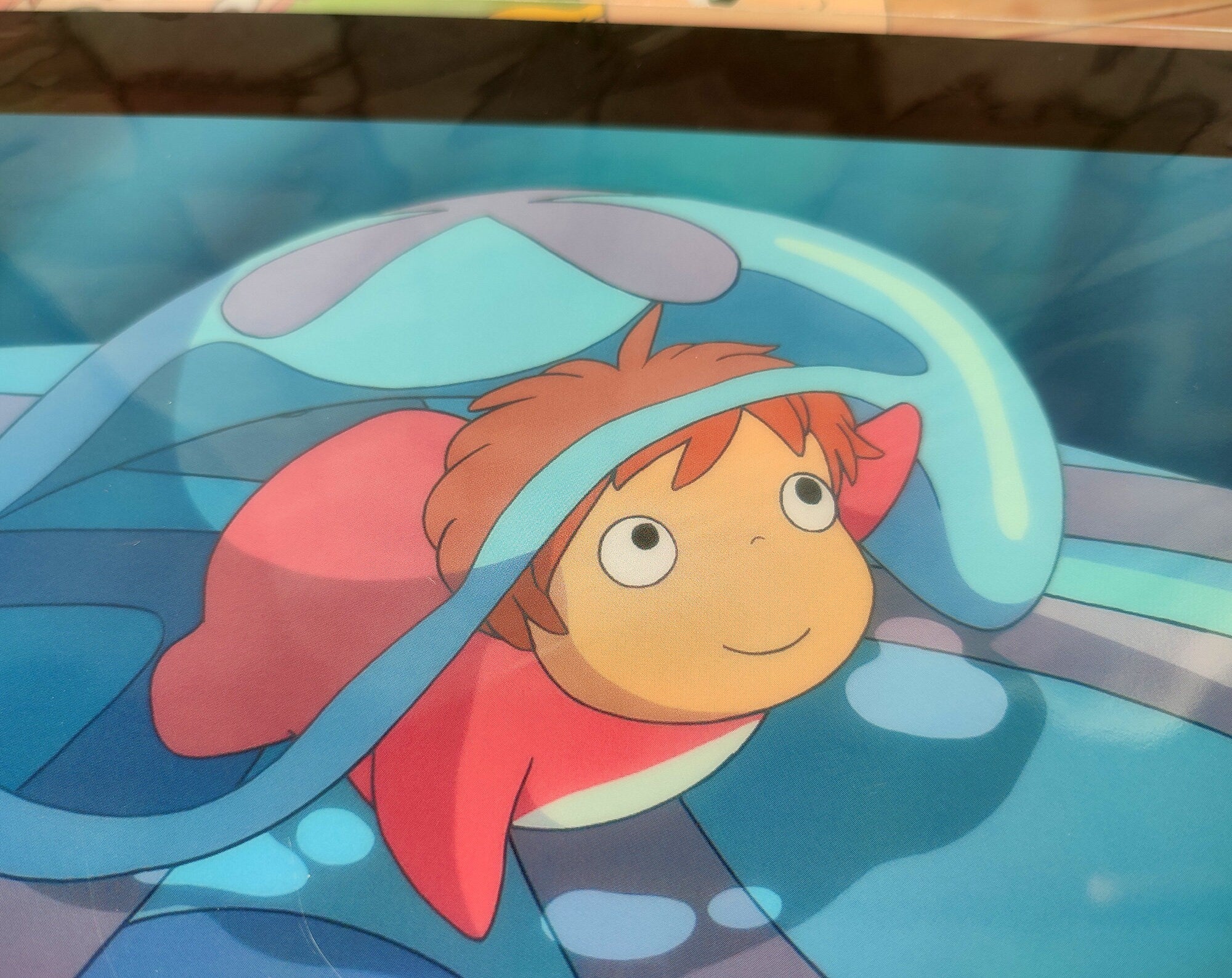 Official Ghibli Ponyo Wall Art Picture/Folder • Ponyo on the Cliff by the Sea Anime Clear File - Image 6