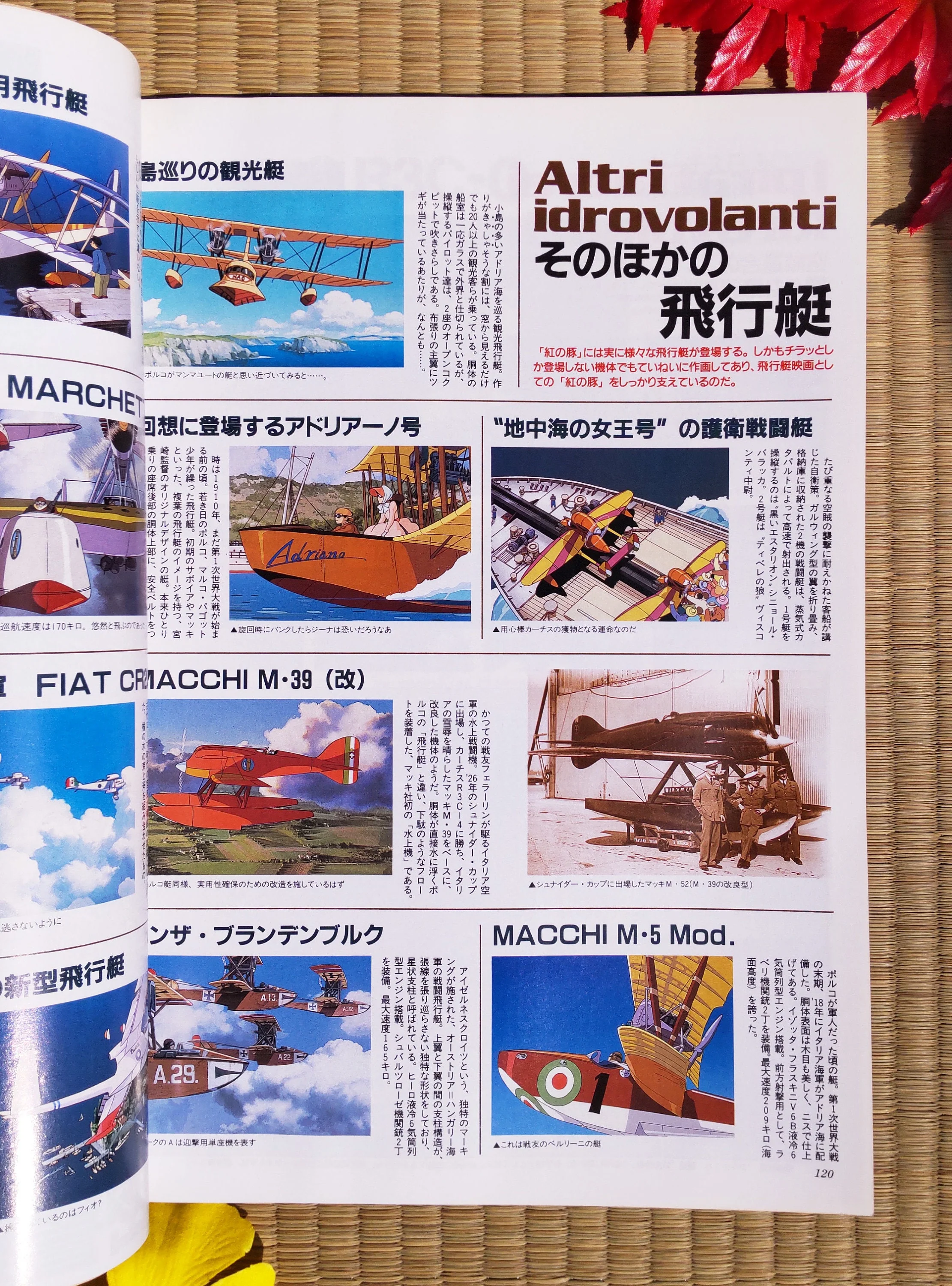 Official Ghibli Porco Rosso Artbook "Roman Album" • Crimson Pig Anime Painting Art Book • Japanese - Image 5