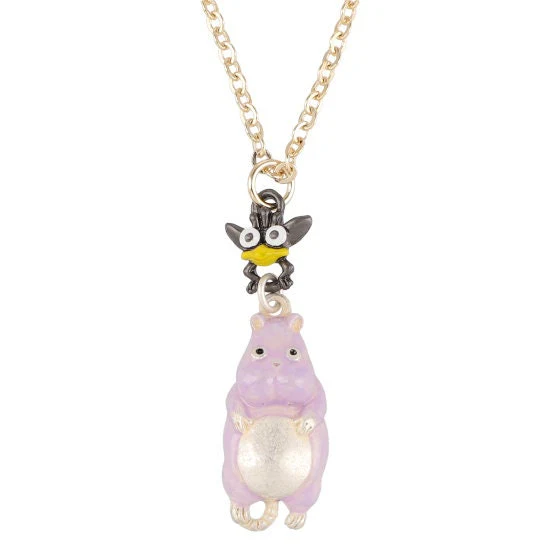 Official Ghibli Spirited Away Necklace/Pendant • Bo Mouse and Haedori Charm • Japanese Handmade Jewelry - Image 3