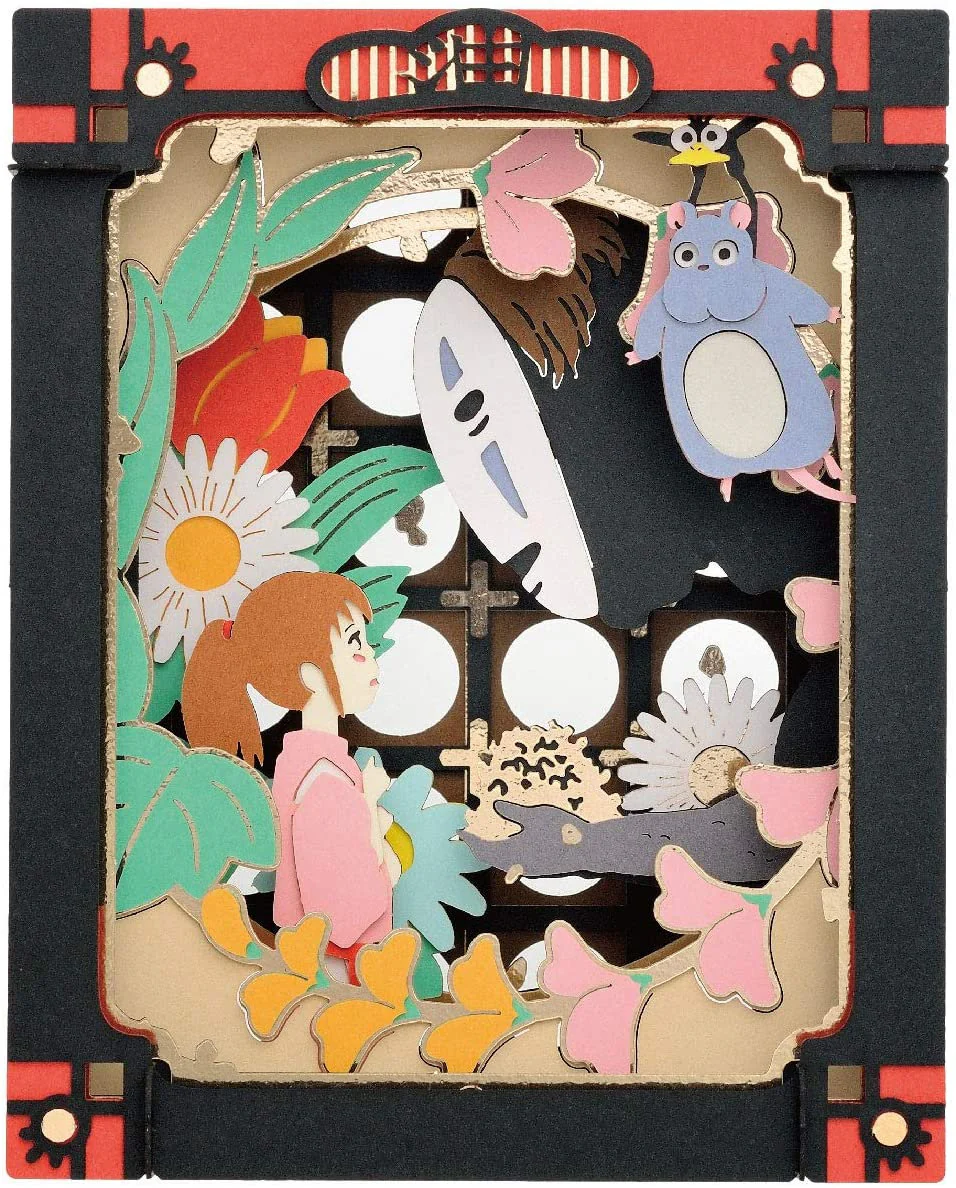 Official Ghibli Spirited Away Paper Theater • Diorama/Papercraft/Miniature/Home Decor • Anime Film Scene • Chihiro, Kaonashi, No Face - Image 4