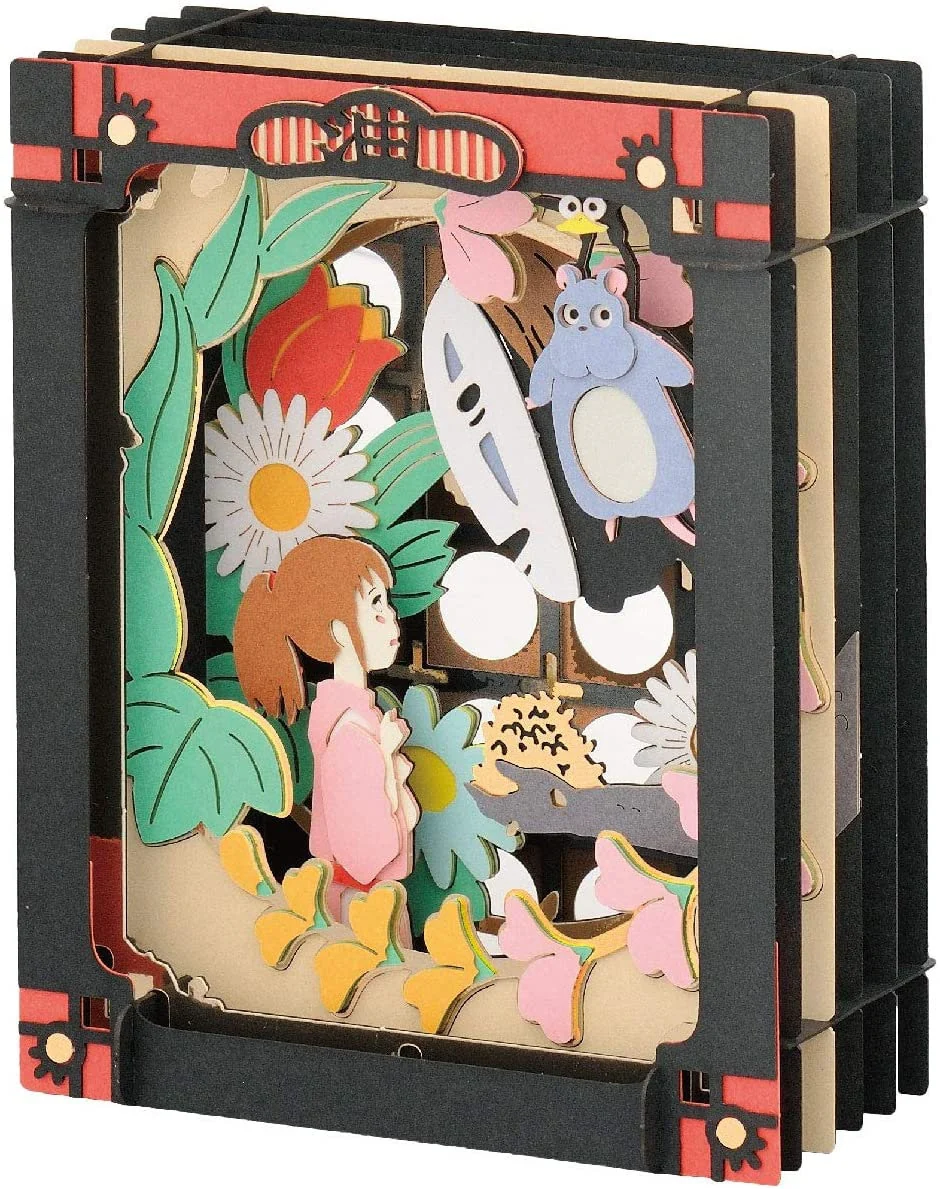 Official Ghibli Spirited Away Paper Theater • Diorama/Papercraft/Miniature/Home Decor • Anime Film Scene • Chihiro, Kaonashi, No Face - Image 5