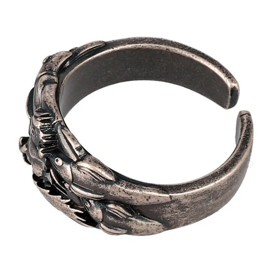 Official Studio Ghibli "Ponyo on the wave" Ring • Ponyo on the Cliff by the Sea Free Size Ring • Japanese Handmade Jewelry Gift - Image 4