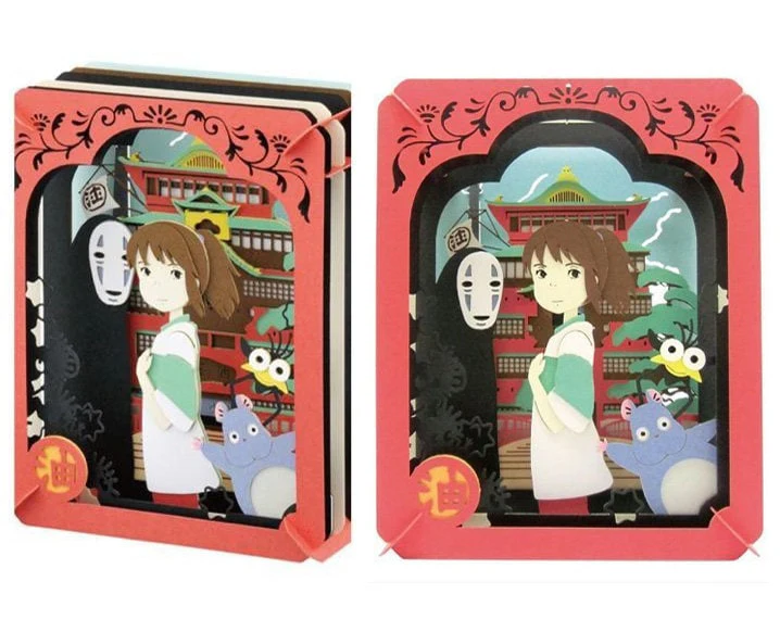 Official Ghibli Spirited Away Paper Theater • Diorama/Papercraft/Miniature/Home Decor • Anime Film Scene • Kaonashi (No Face) - Image 4