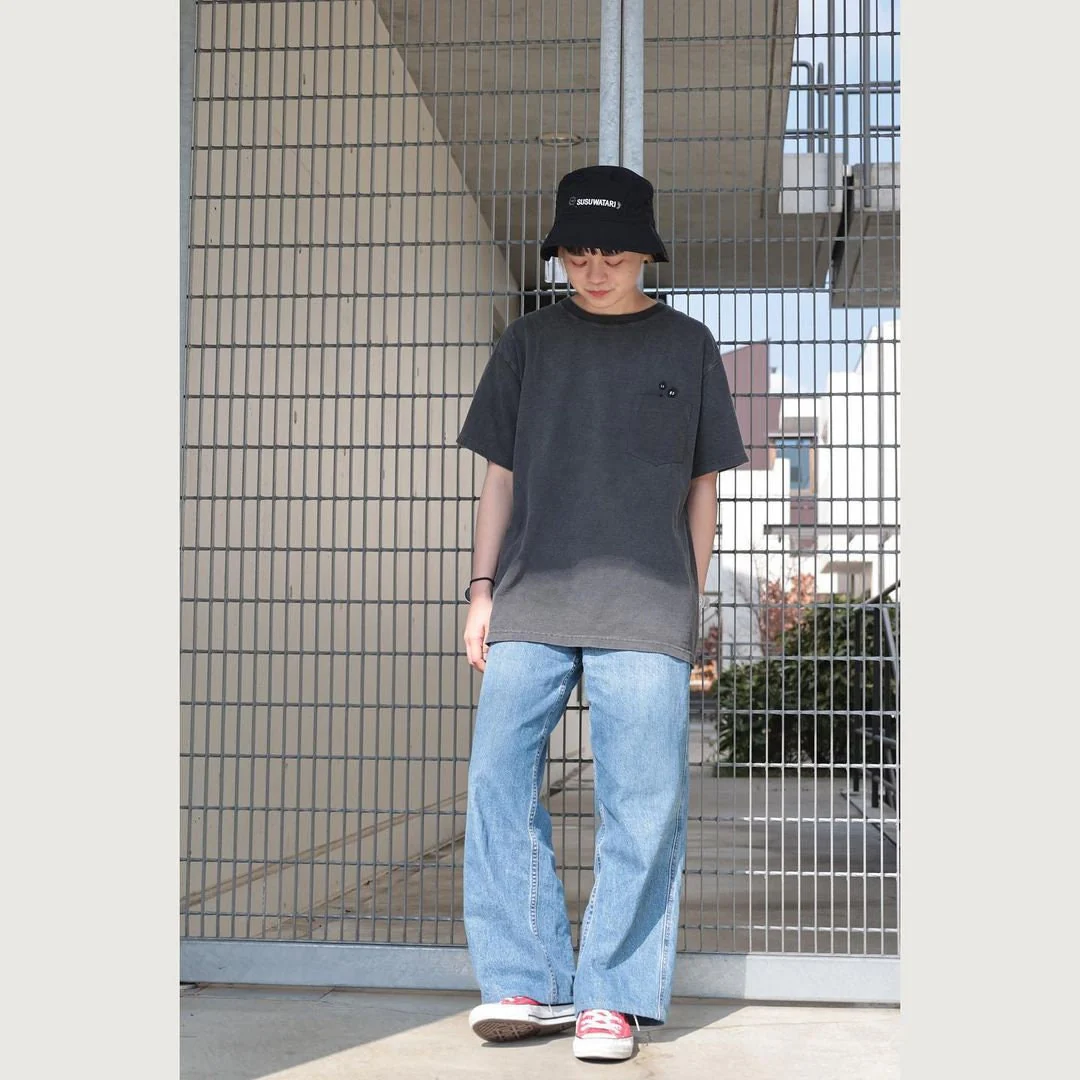 Official Ghibli Totoro T-shirt Embroided • My Neighbor Totoro GBL Summer Clothes/Top/Black Tshirt with Pocket - Image 3