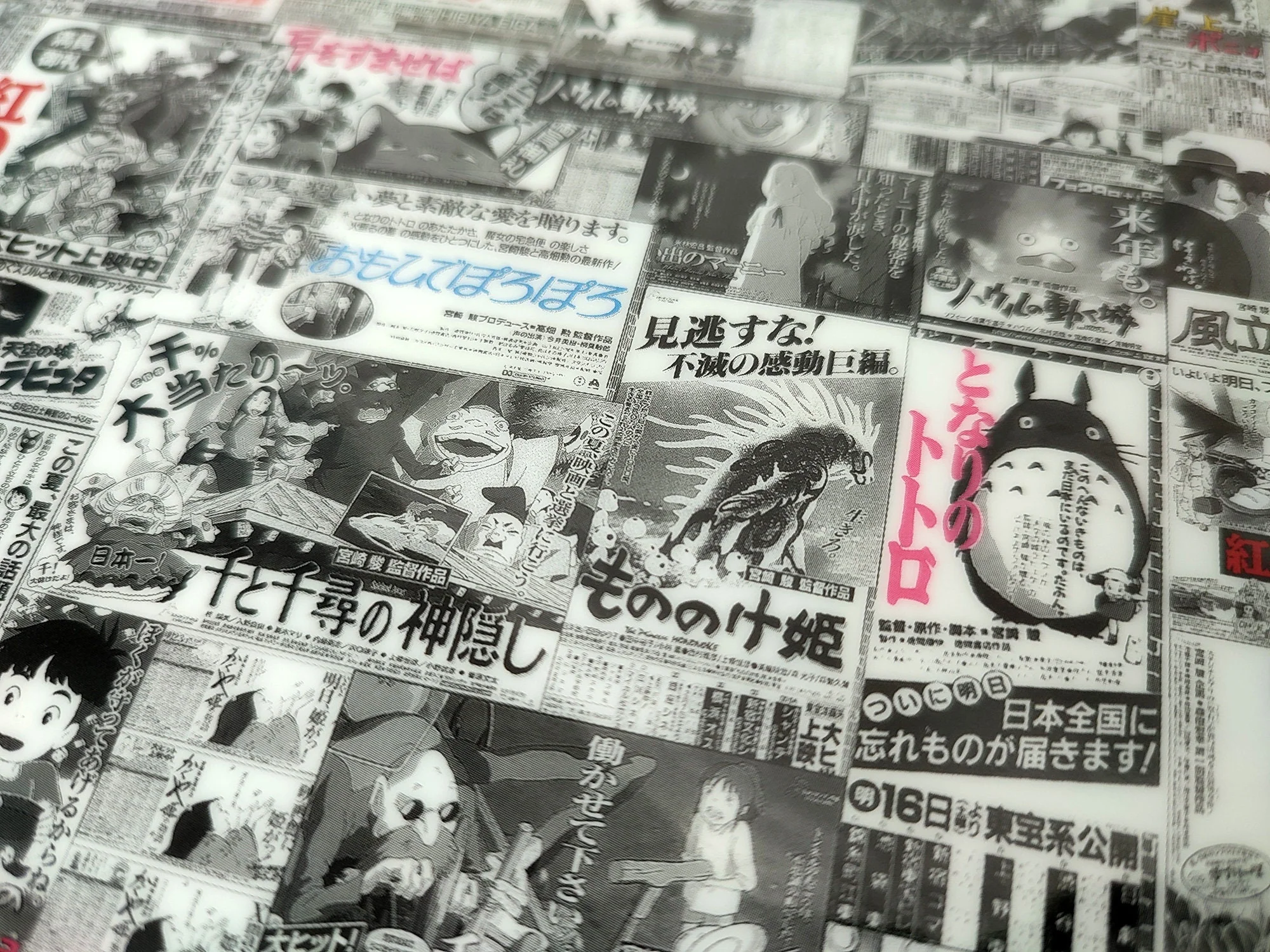 Official Ghibli Wall Art Picture/Folder • Howl, Totoro, Kikis Delivery, Mononoke, Spirited Away, Whispering Clear File - Image 8