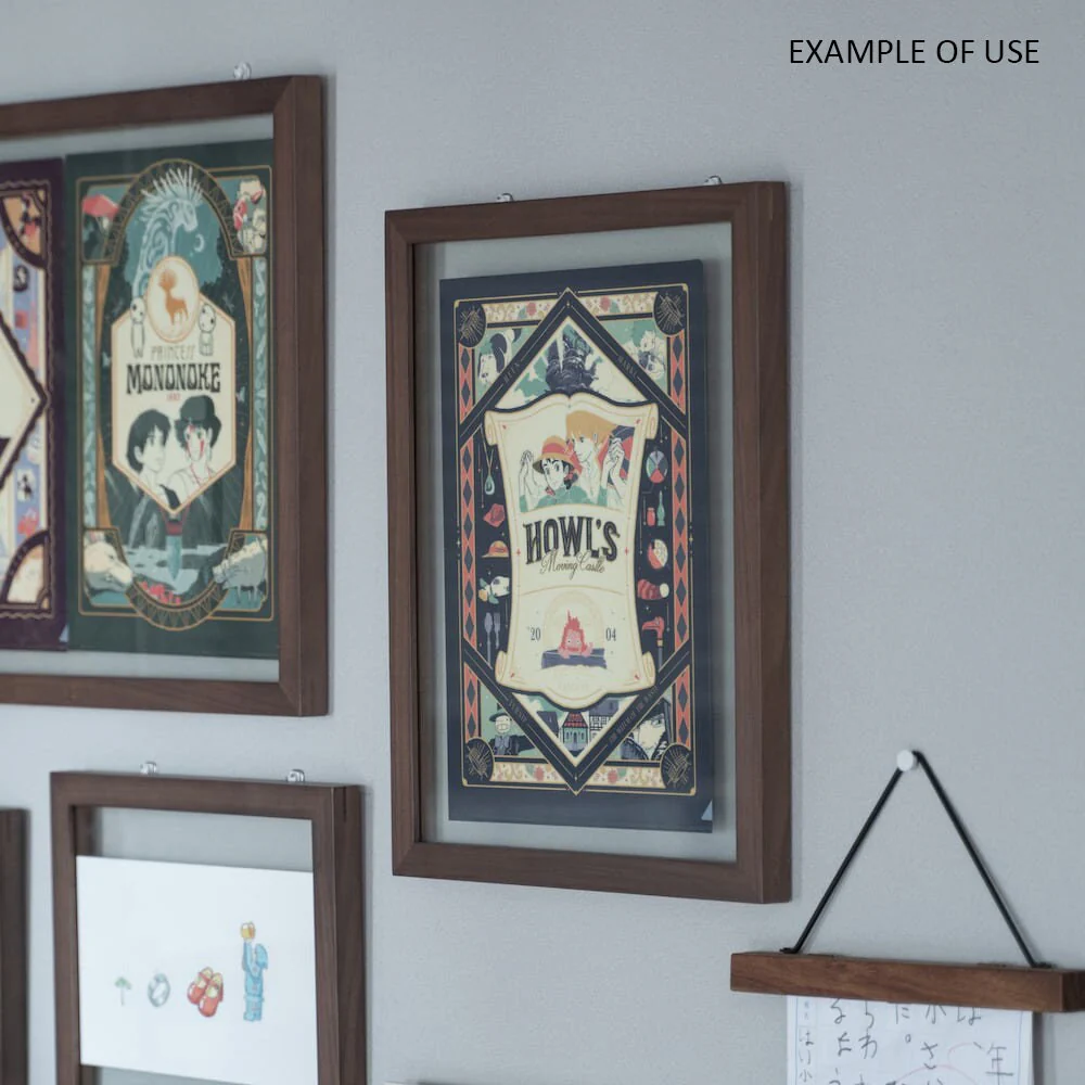 Official Ghibli Wall Art Picture/Folder • Ghibli Anime Cinema Poster Clear File • Totoro, Mononoke, Nausicaa, Porco, Kiki - Image 10