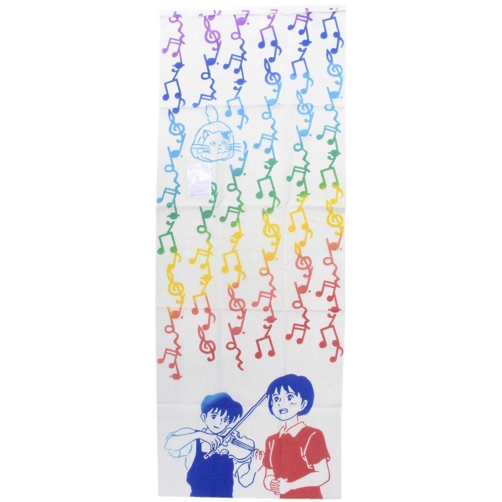 Official Ghibli Wall Hanging Hand-dyed • Whisper of the Heart Tenugui/Wall Decor/Tapestry/Interior Decoration - Image 3