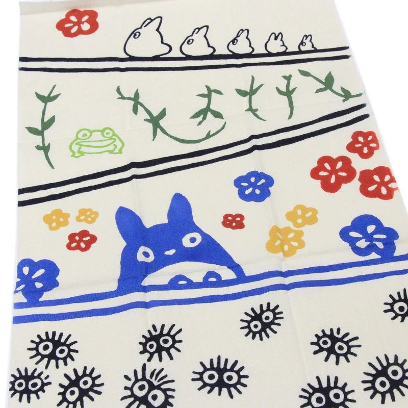 Official Ghibli Wall Hanging Hand-dyed • My Neighbor Totoro Tenugui/Wall Decor/Tapestry/Interior Decoration - Image 3