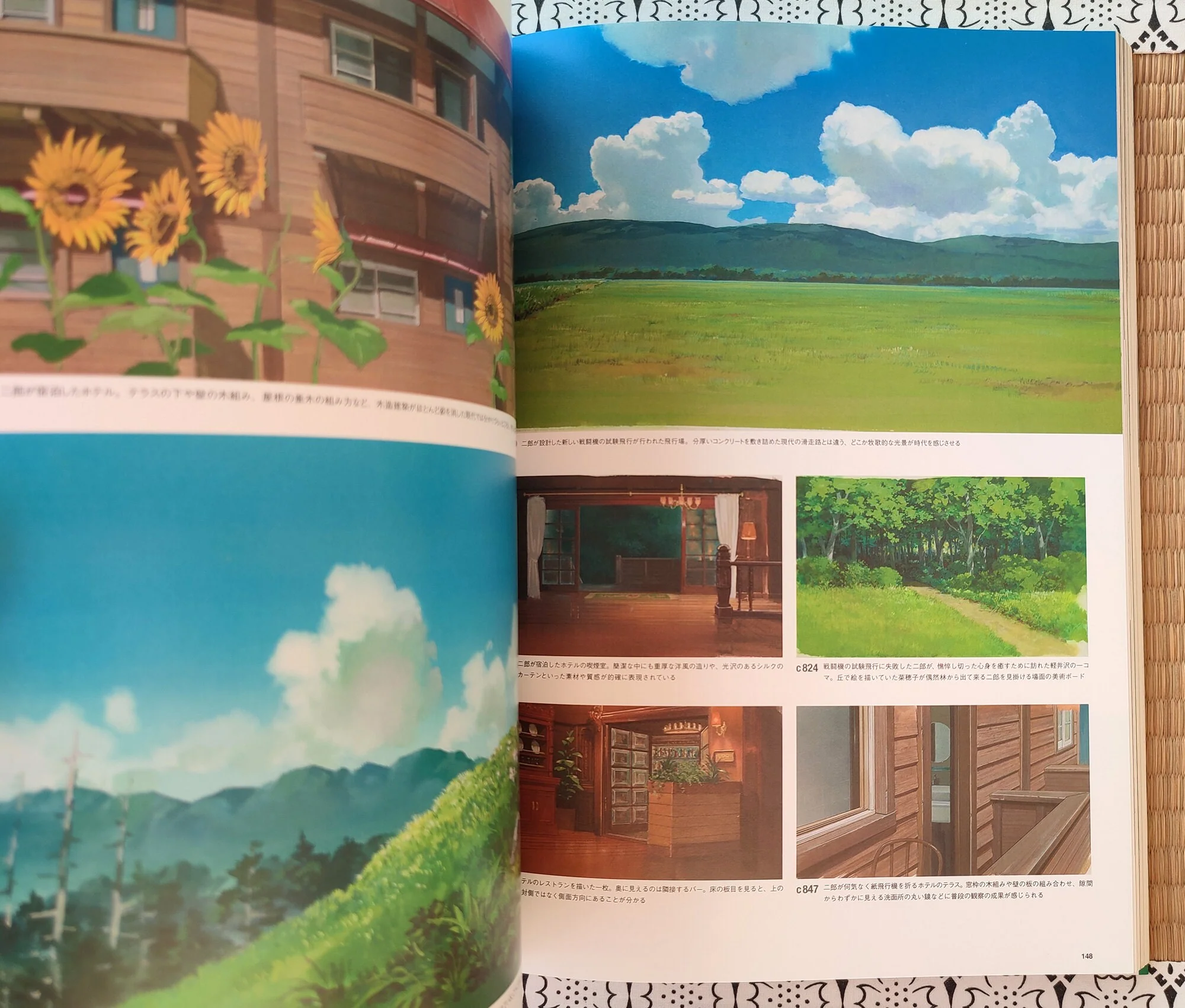 Official Ghibli Wind Rises Artbook "Roman Album" • The Wind Rises Anime Painting Art Book • Japanese - Image 3