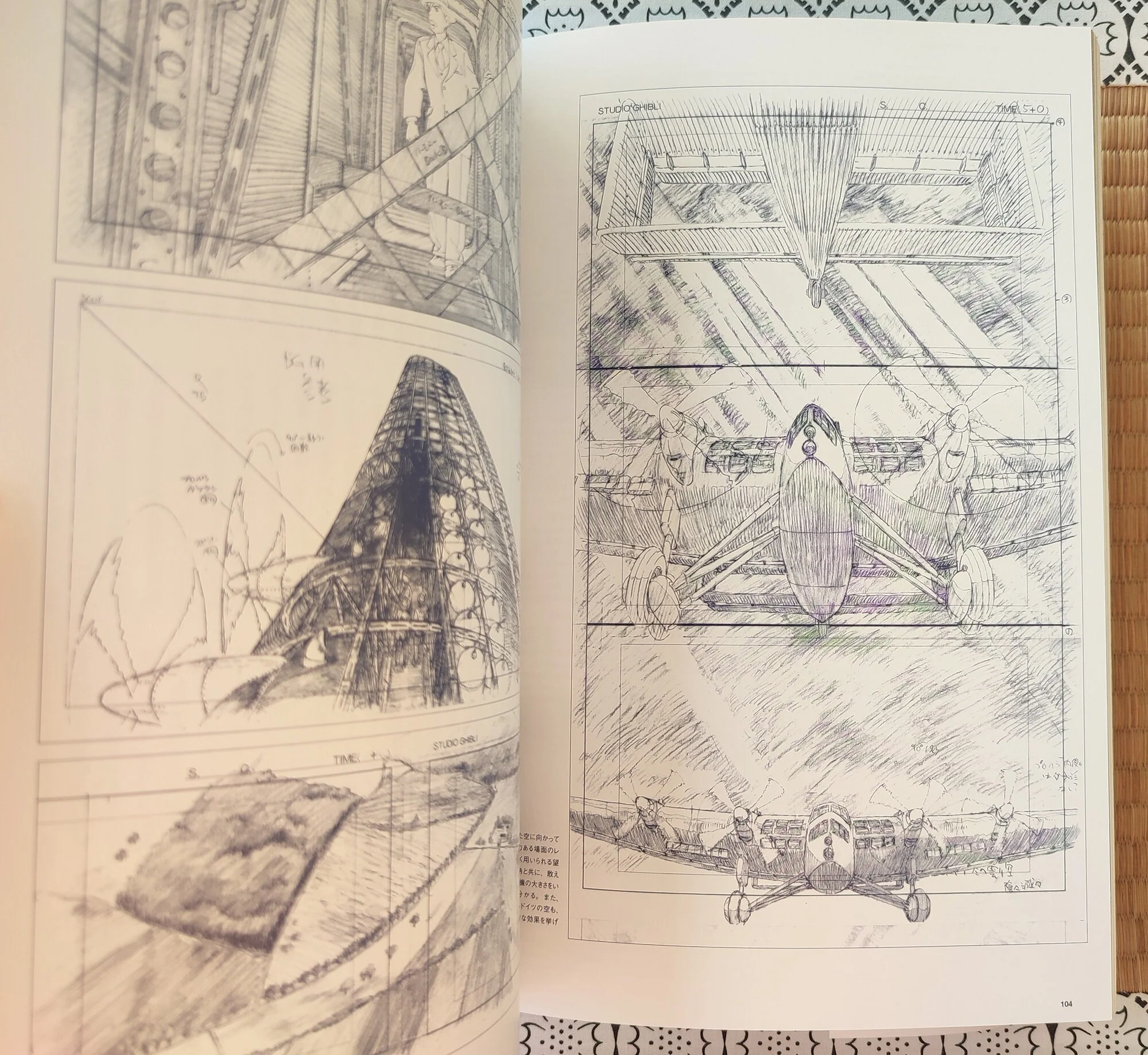 Official Ghibli Wind Rises Artbook "Roman Album" • The Wind Rises Anime Painting Art Book • Japanese - Image 5