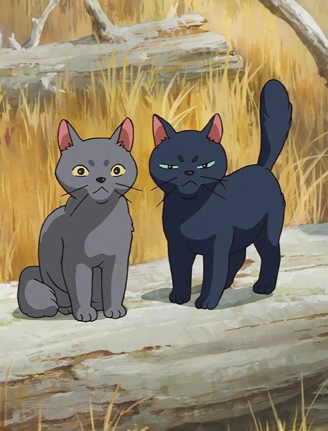 Official Mary And The Witchs Flower Table Mirror+Plush • Tib and Gib Cats Figure/Figurine/Interior Home Decor • Original Studio Ponoc Gift - Image 10