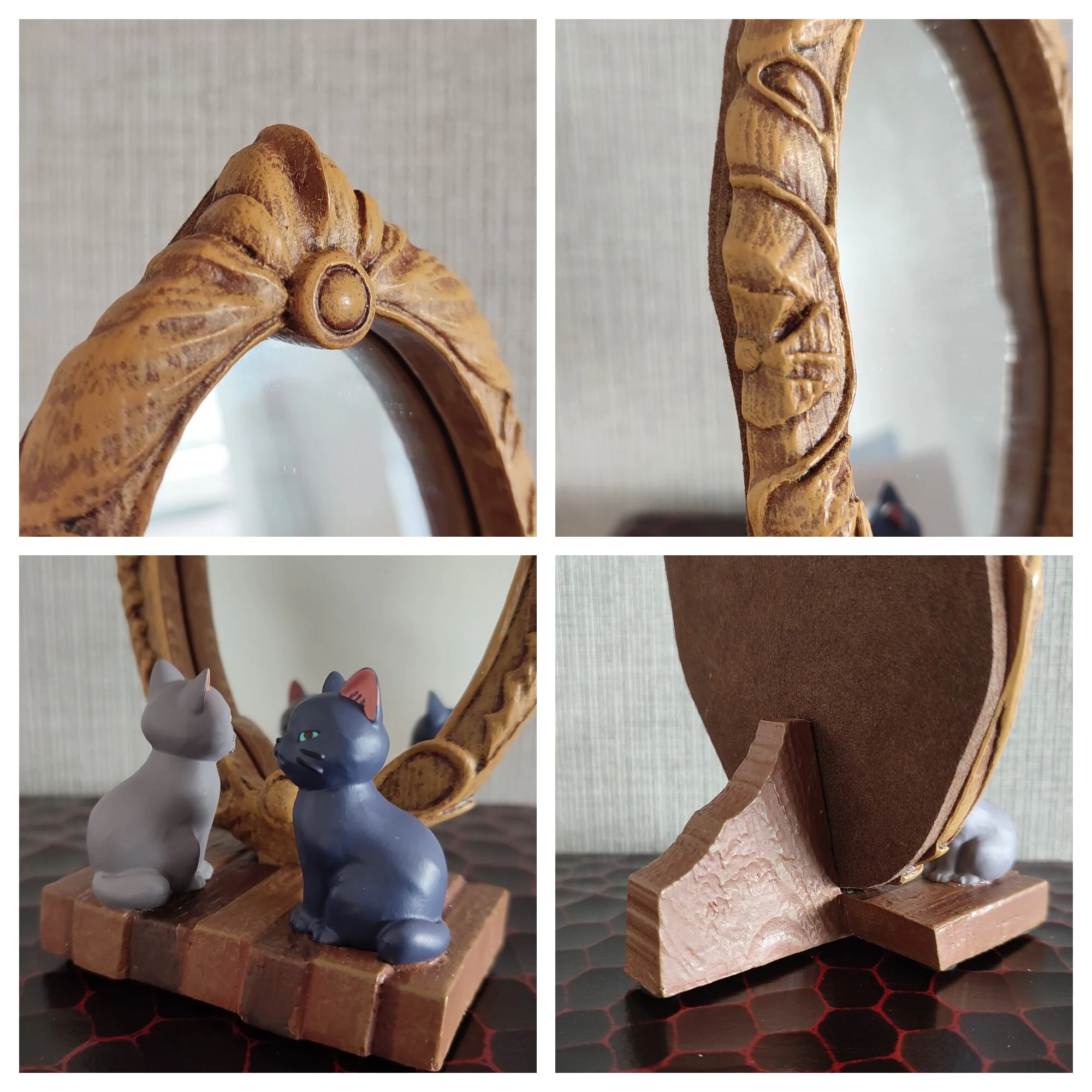 Official Mary And The Witchs Flower Table Mirror+Plush • Tib and Gib Cats Figure/Figurine/Interior Home Decor • Original Studio Ponoc Gift - Image 7