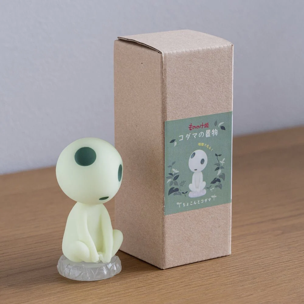 Official Ghibli Princess Mononoke Kodama Figure • Phosphorescent Palm Size - Image 11