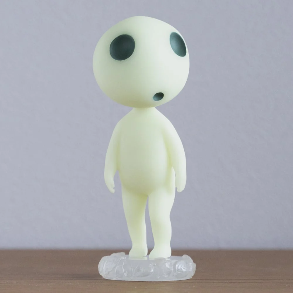 Official Ghibli Princess Mononoke Kodama Figure • Phosphorescent Palm Size - Image 7
