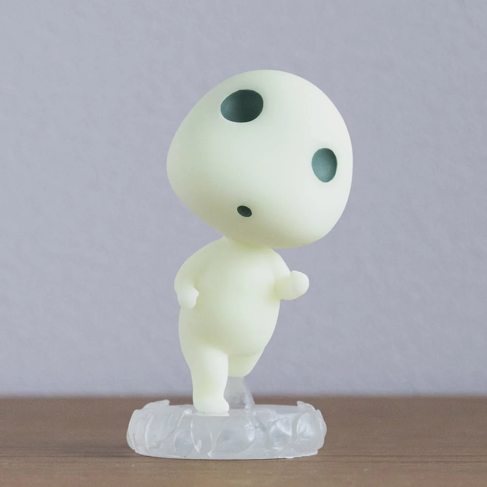 Official Ghibli Princess Mononoke Kodama Figure • Phosphorescent Palm Size - Image 9
