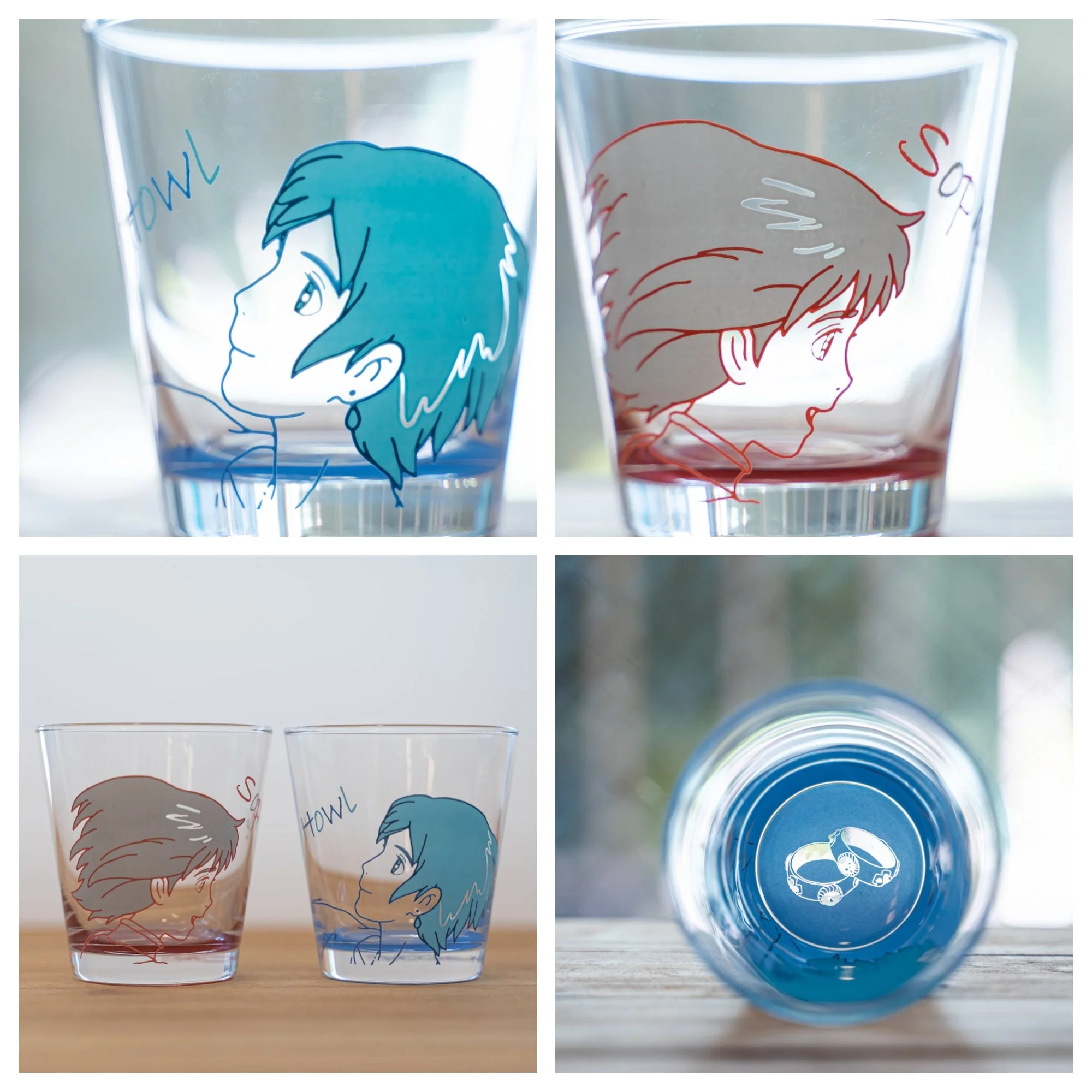 Set of 2 Official Ghibli Glass/Cup • Spirited Away, Howls Moving Castle, Mononoke, Laputa, Whisper of the Heart Tableware/Glassware Gift - Image 3