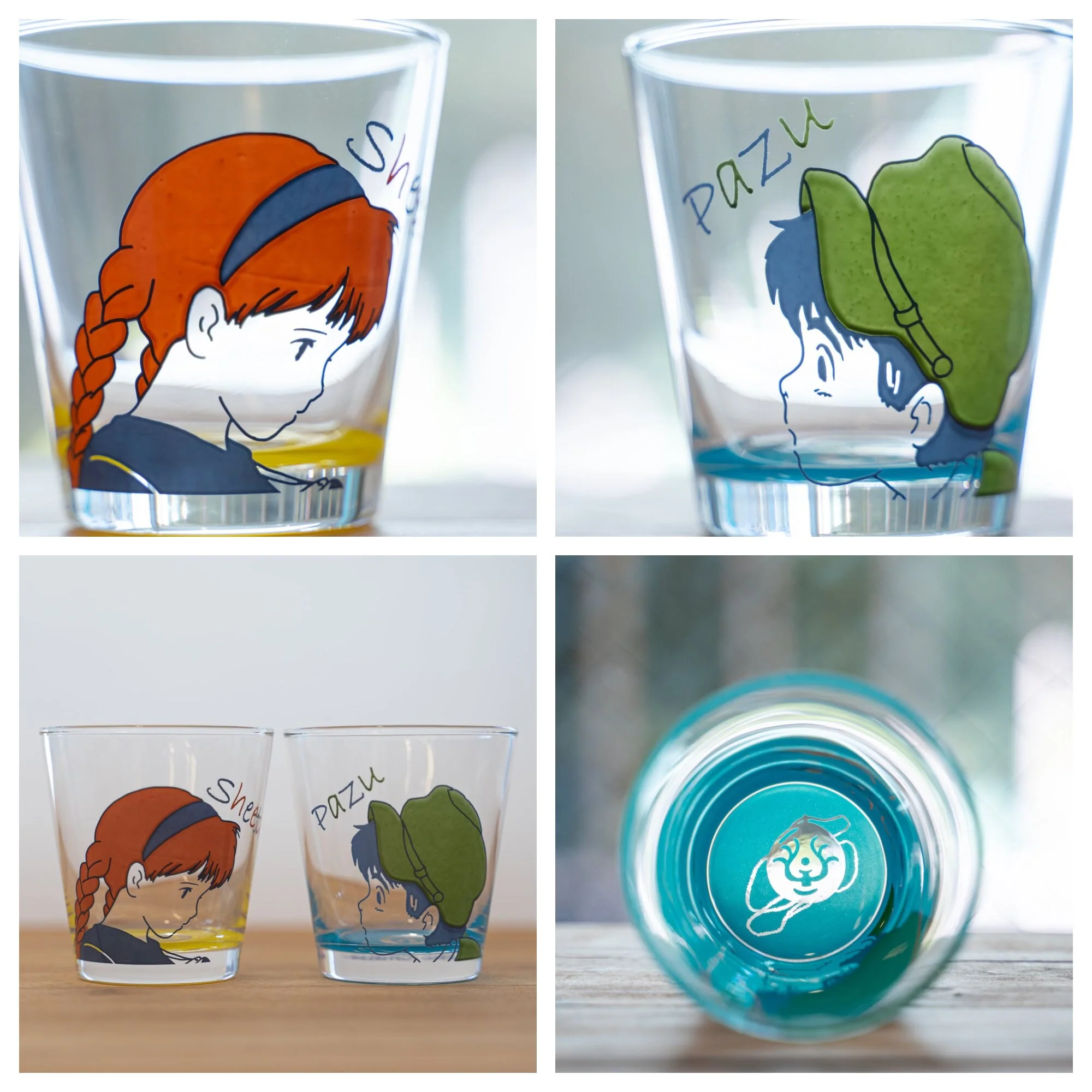Set of 2 Official Ghibli Glass/Cup • Spirited Away, Howls Moving Castle, Mononoke, Laputa, Whisper of the Heart Tableware/Glassware Gift - Image 4