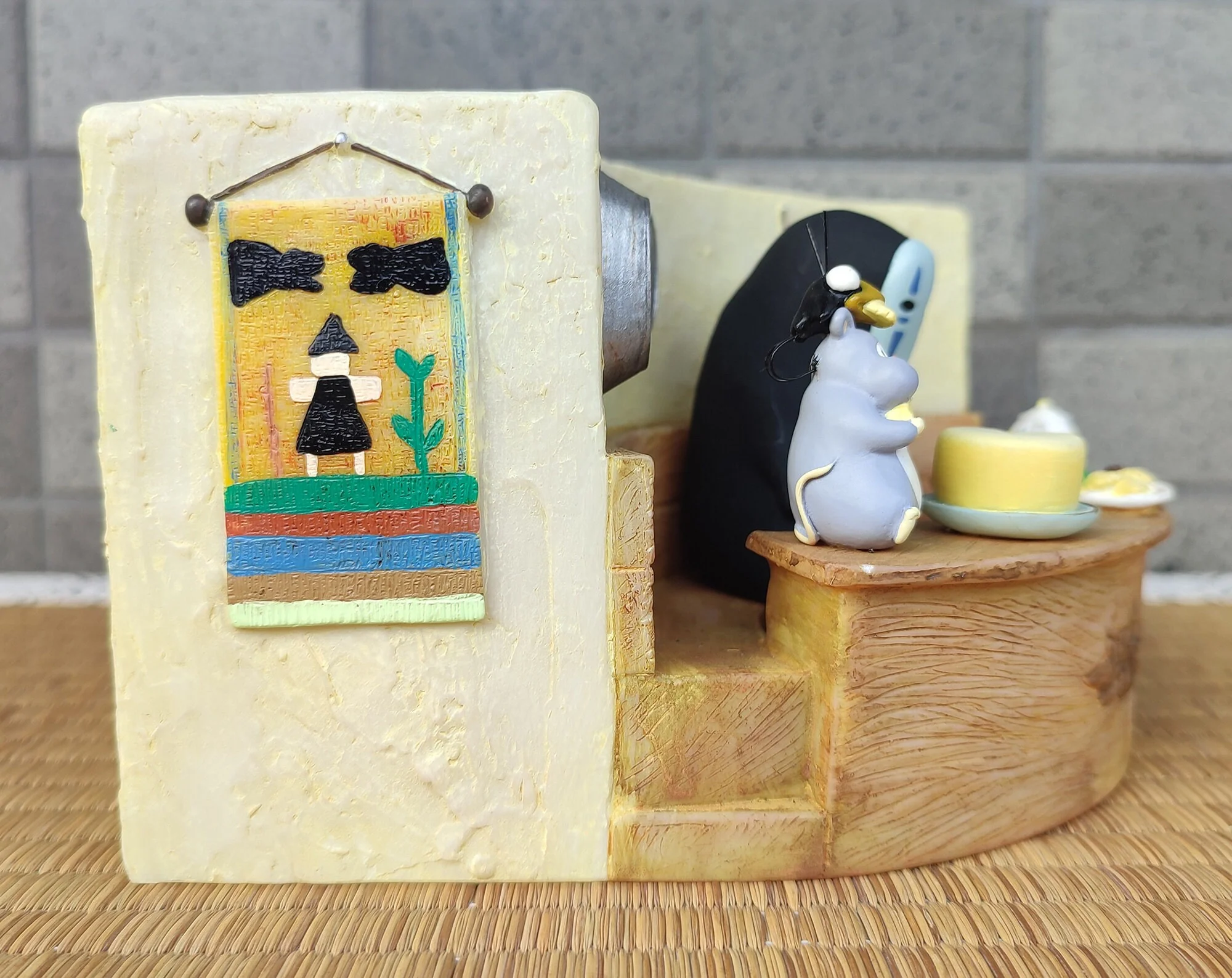 Vintage* Official Ghibli Spirited Away Planter/Diorama • No Face Pot/Vase/Holder/Home Decor/Interior Design - Image 3