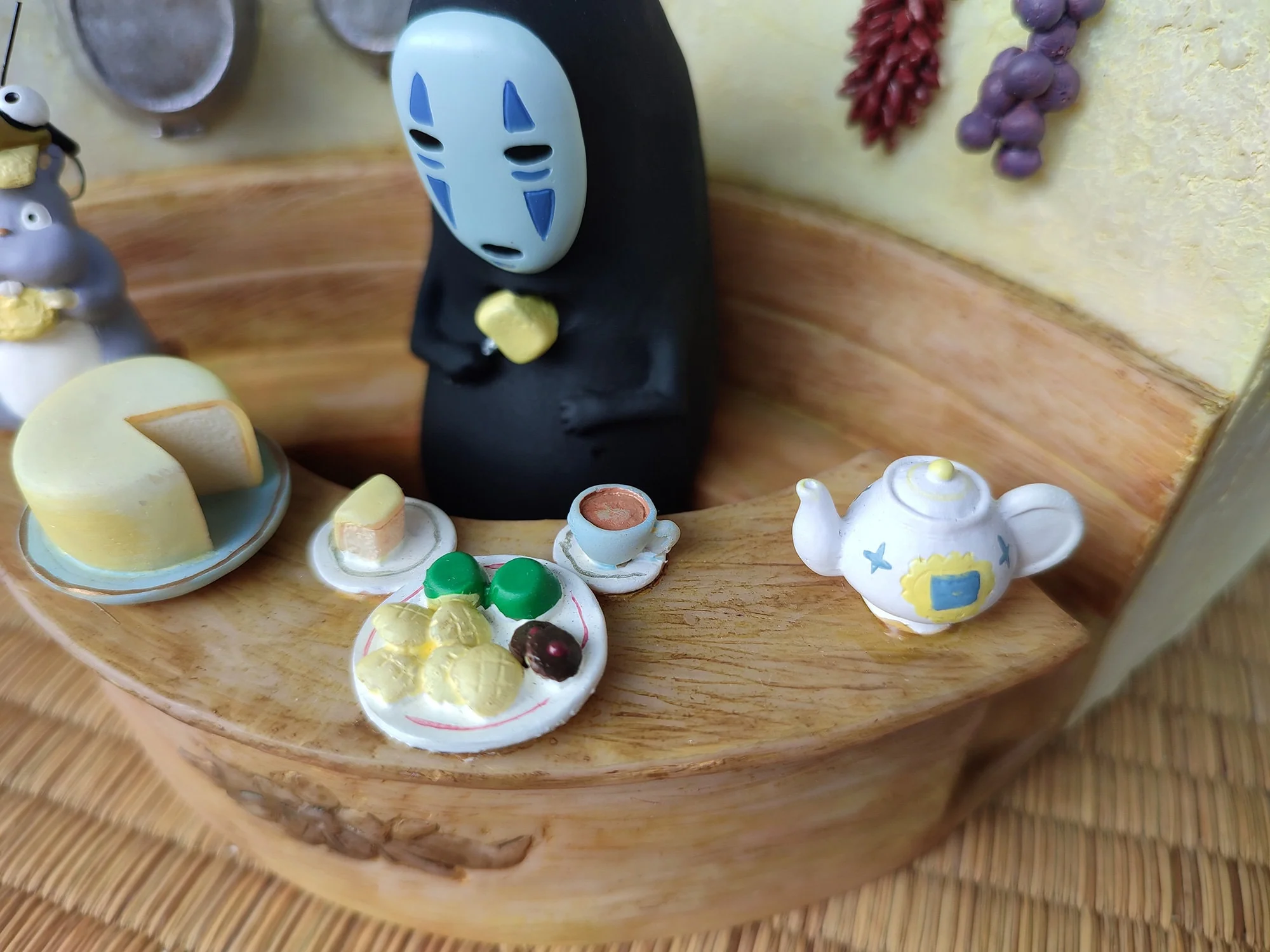 Vintage* Official Ghibli Spirited Away Planter/Diorama • No Face Pot/Vase/Holder/Home Decor/Interior Design - Image 8