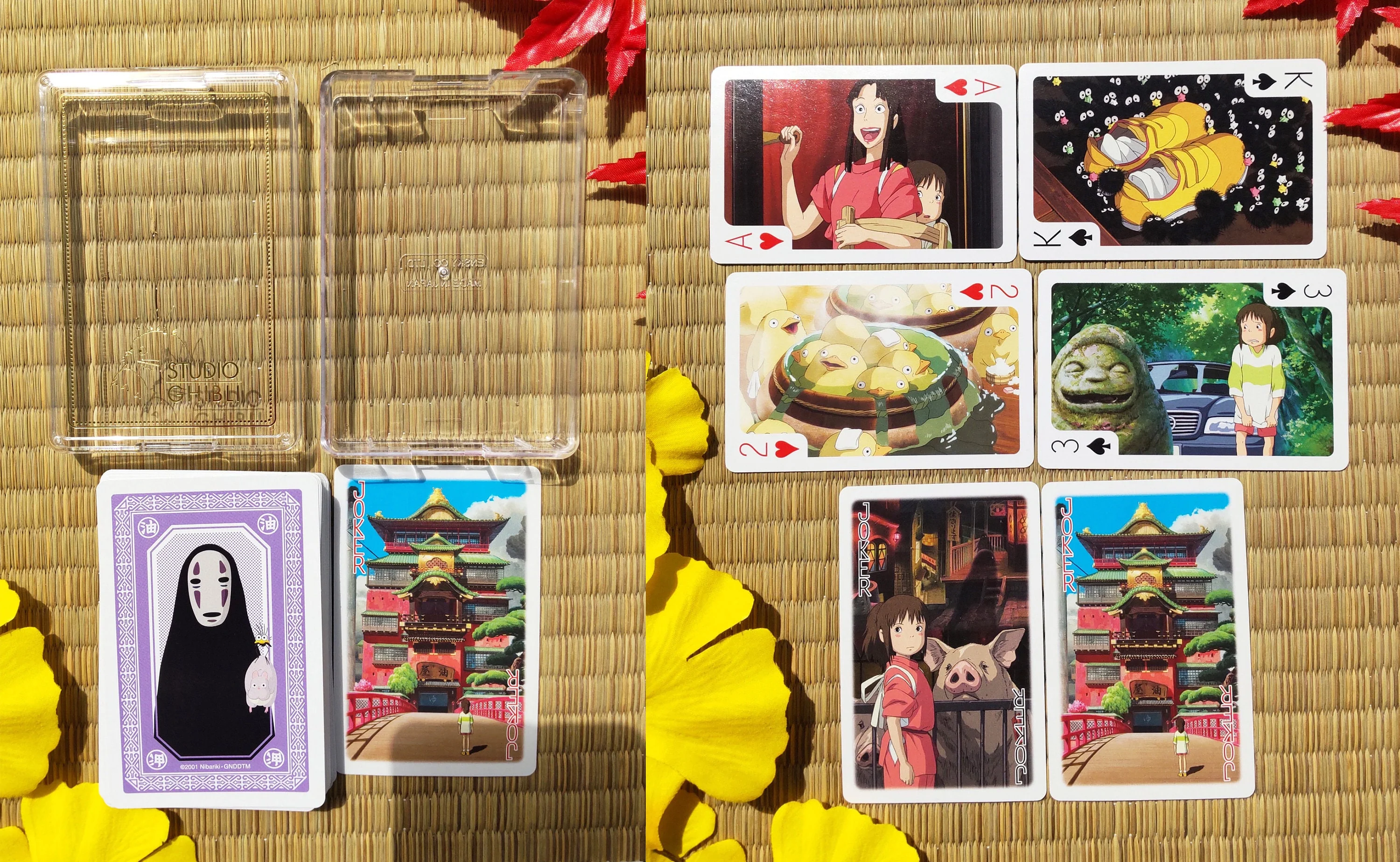 Official Ghibli 54 Playing Cards/Deck • Totoro, Laputa, Spirited Away, Mononoke, Kikis Delivery, Ponyo, Howl, Whisper - Image 6