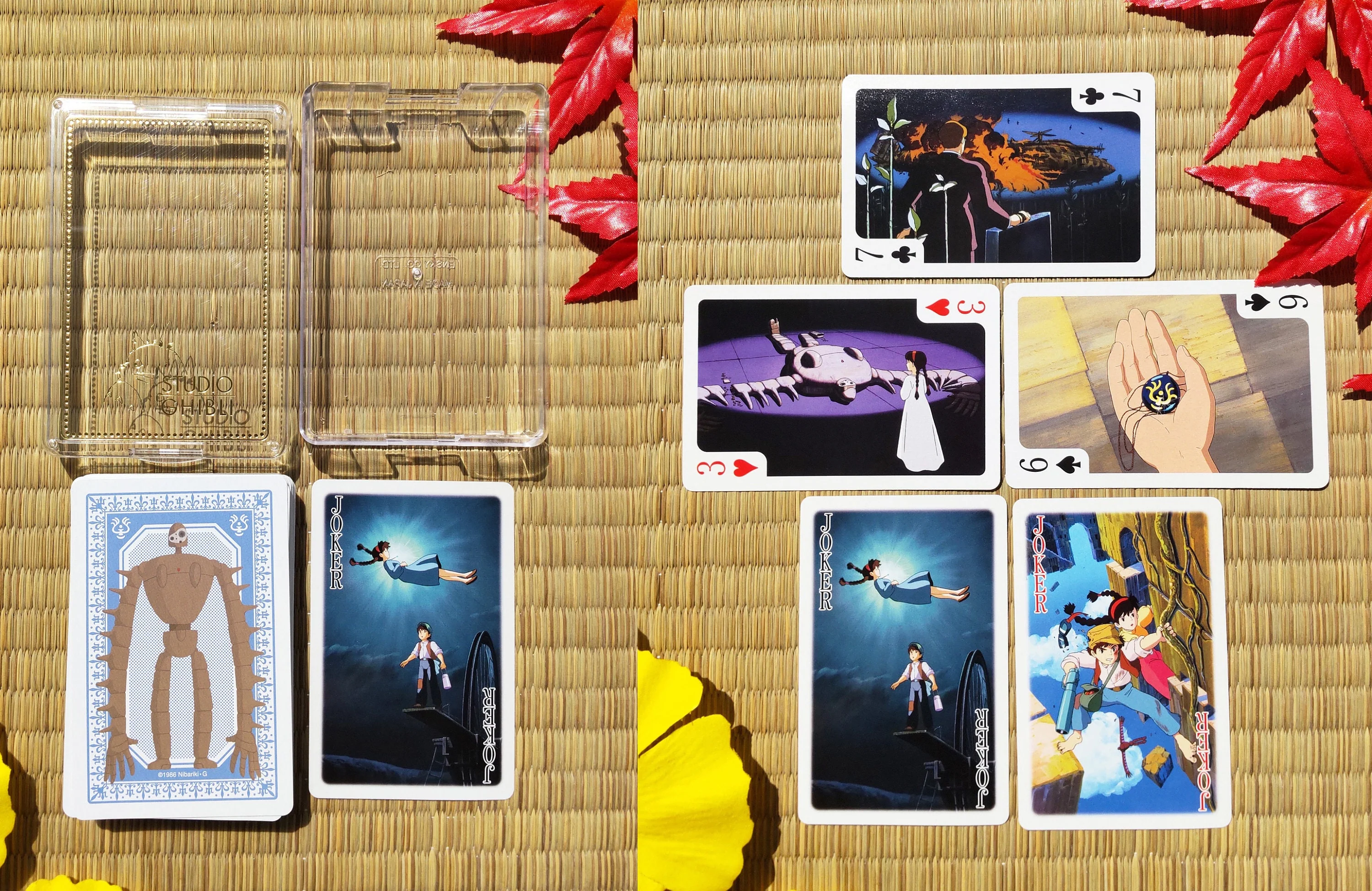 Official Ghibli 54 Playing Cards/Deck • Totoro, Laputa, Spirited Away, Mononoke, Kikis Delivery, Ponyo, Howl, Whisper - Image 7