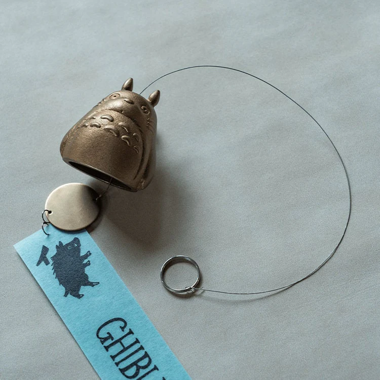 Official Ghibli My Neighbor Totoro Brass Wind Chime/Gardening Bell • Ghibli Museum Exclusive - Image 4