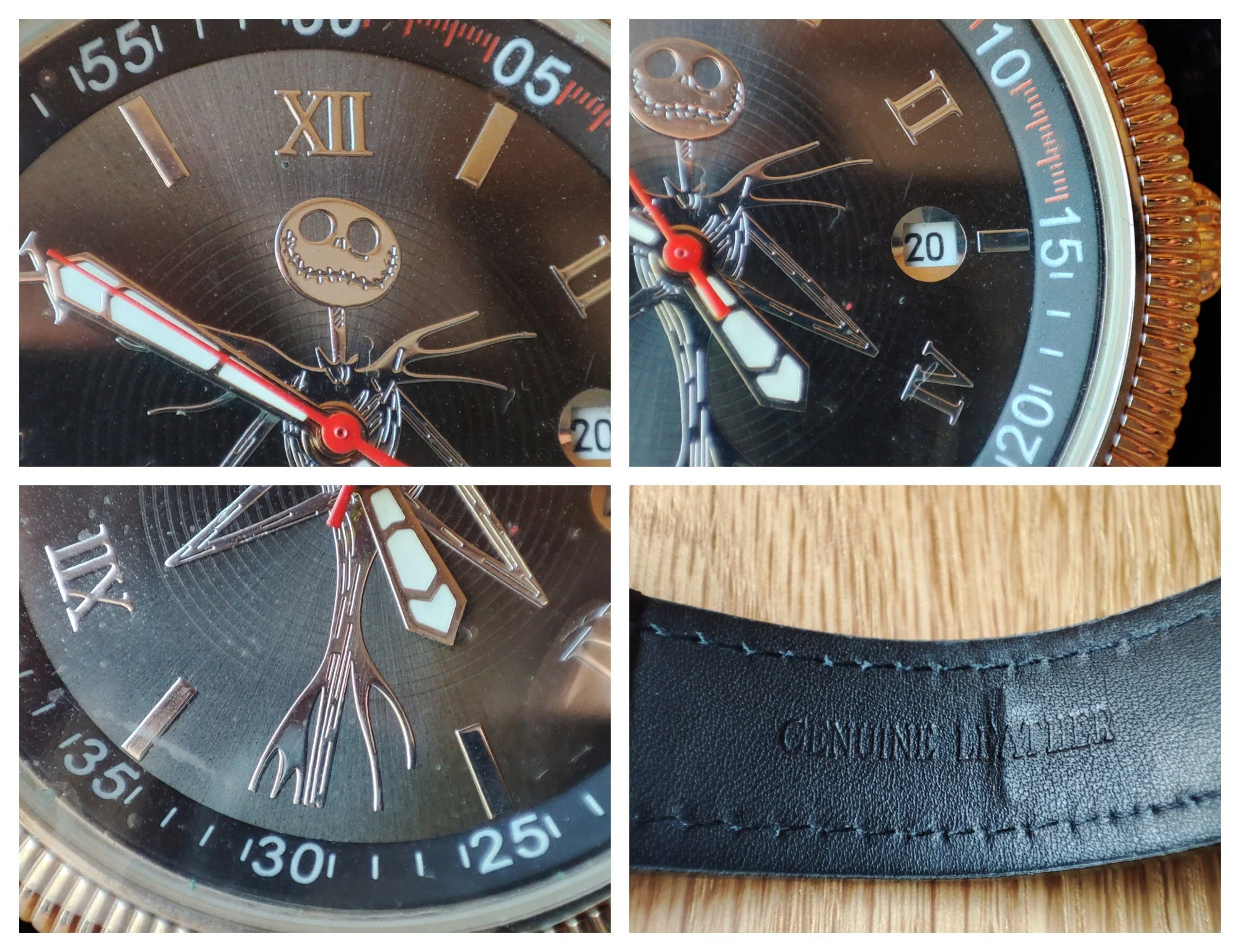 Vintage* Nightmare Before Christmas Wrist Watch • Official Disney Watches/Clock • Tim Burton Movie • Jack Skellington Christmas Gift - Image 5