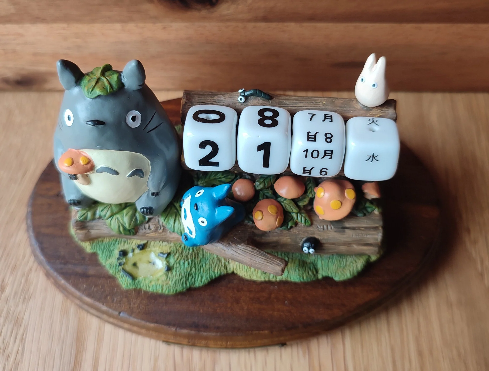 Vintage* Official Ghibli Perpetual Dice Calendar Figure • My Neighbor Totoro Home Decor/Interior Diorama - Image 7