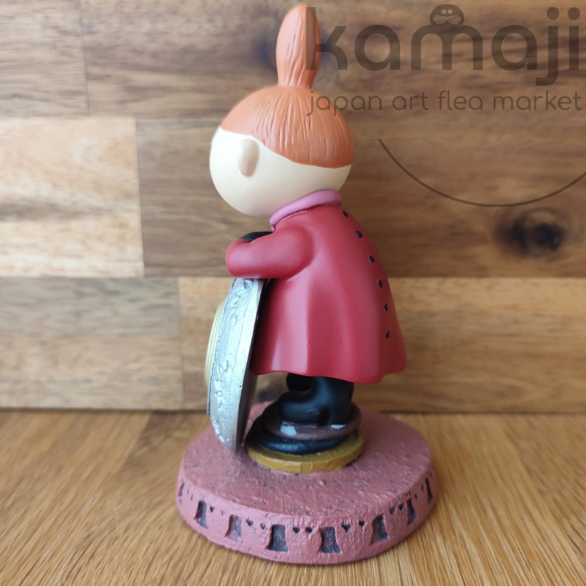 Vintage* Official Moomins Little My Japanese Figure/Clock • Moomintroll Home Decor/Interior Diorama - Image 3