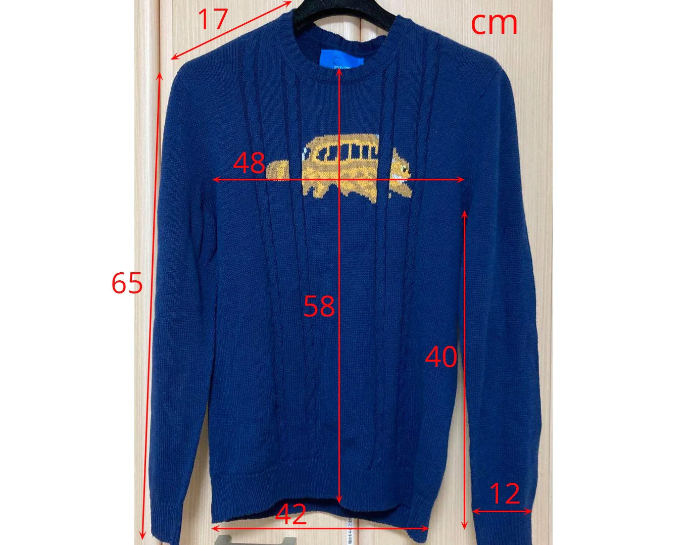 Vintage* Official Ghibli Catbus Sweater One-of-a-kind • My Neighbor Totoro Pullover/Jumper/Spring-Autumn Clothes - Image 9