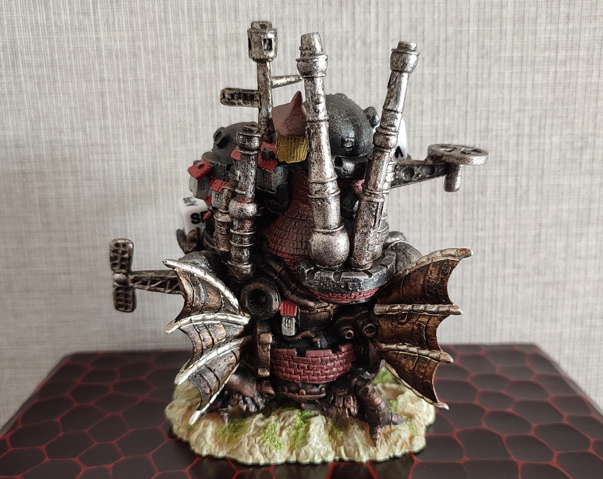 Vintage* Official Ghibli Howl Figure Perpetual Dice Calendar • Howls Moving Castle Home Decor/Interior Diorama - Image 4