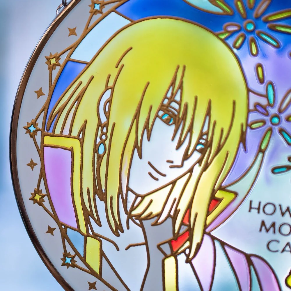 Vintage* Official Ghibli Howl Sun Catcher/Wall Hanging • Howls Moving Castle Glass Home Decor/Interior Design - Image 5