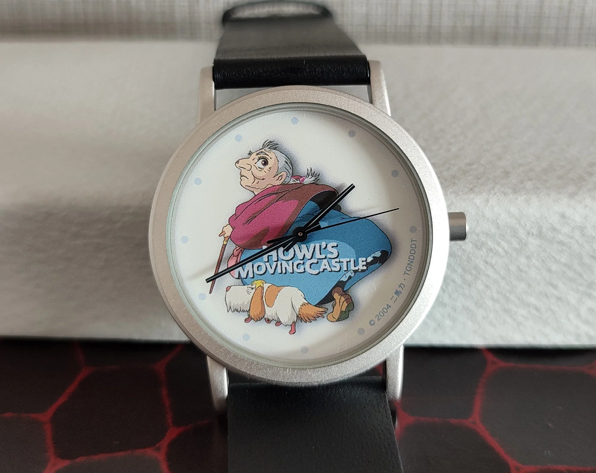 Vintage* Official Ghibli Howl Wrist Watch • Howls Moving Castle Watch/Clock • Rare Japanese Anime Watches - Image 3