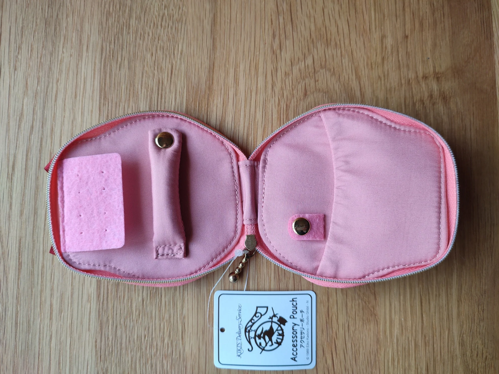 Vintage* Official Ghibli Jiji Pouch/Clutch • Kikis Delivery Case/Cosmetic Bag/Wallet/Makeup Bag/Purse - Image 4