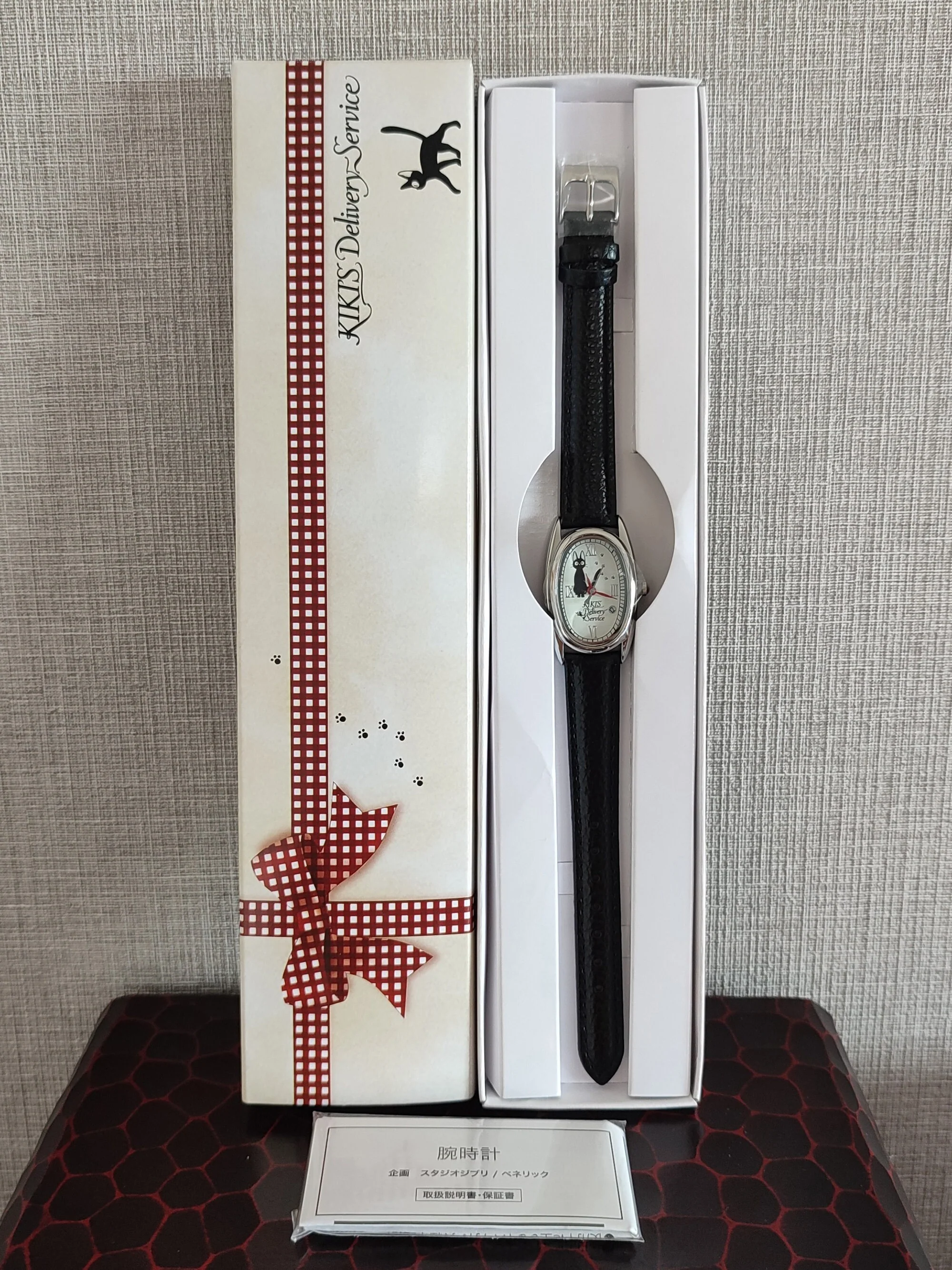Vintage* Official Studio Ghibli Kikis Delivery Service Wrist Watch with Jiji • Black/White - Image 9