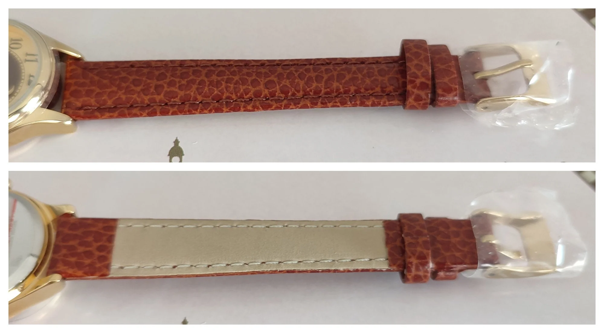 Vintage* Official Studio Ghibli Kikis Delivery Service Wrist Watch with Jiji and Moon • Brown/Gold - Image 7