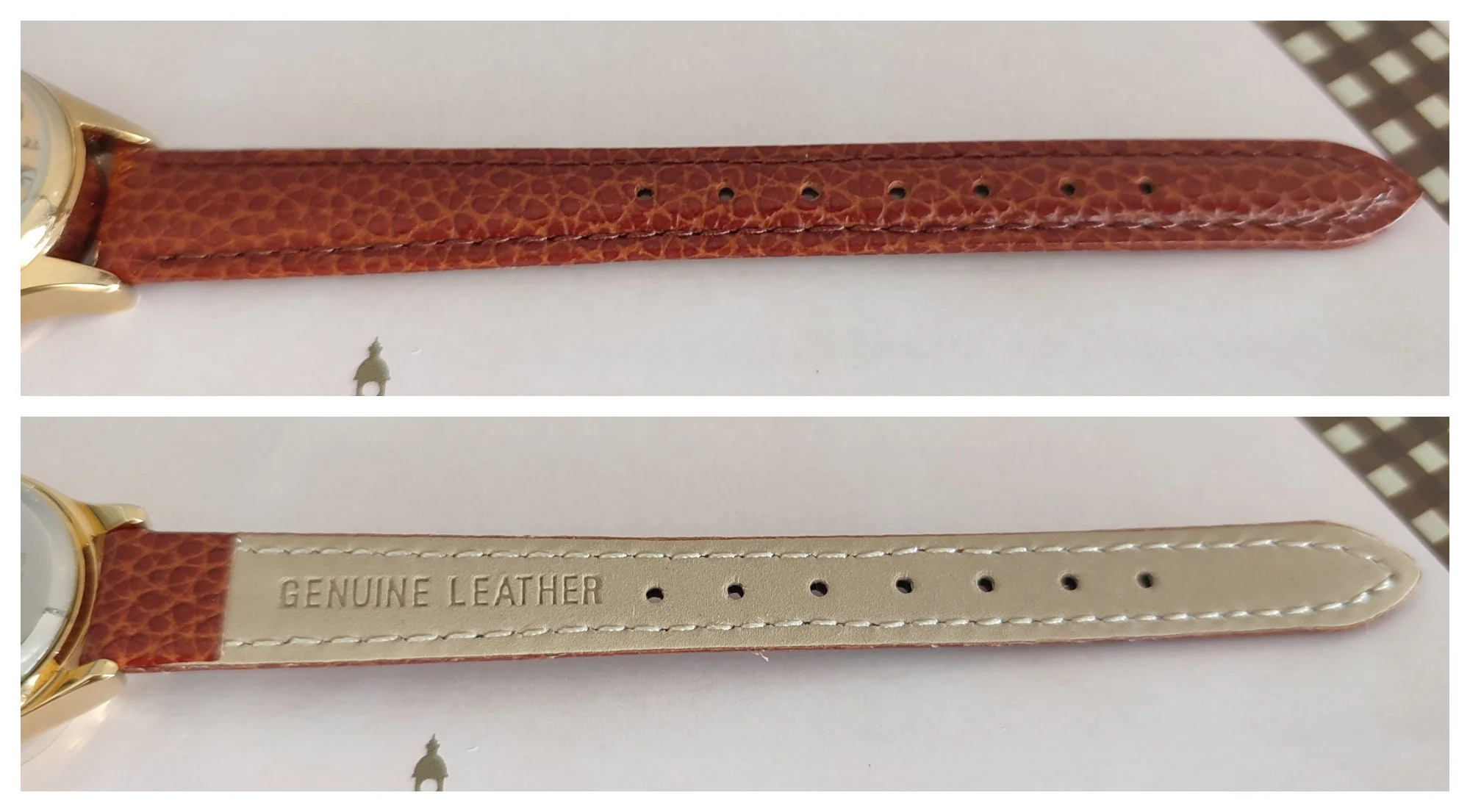 Vintage* Official Studio Ghibli Kikis Delivery Service Wrist Watch with Jiji and Moon • Brown/Gold - Image 8