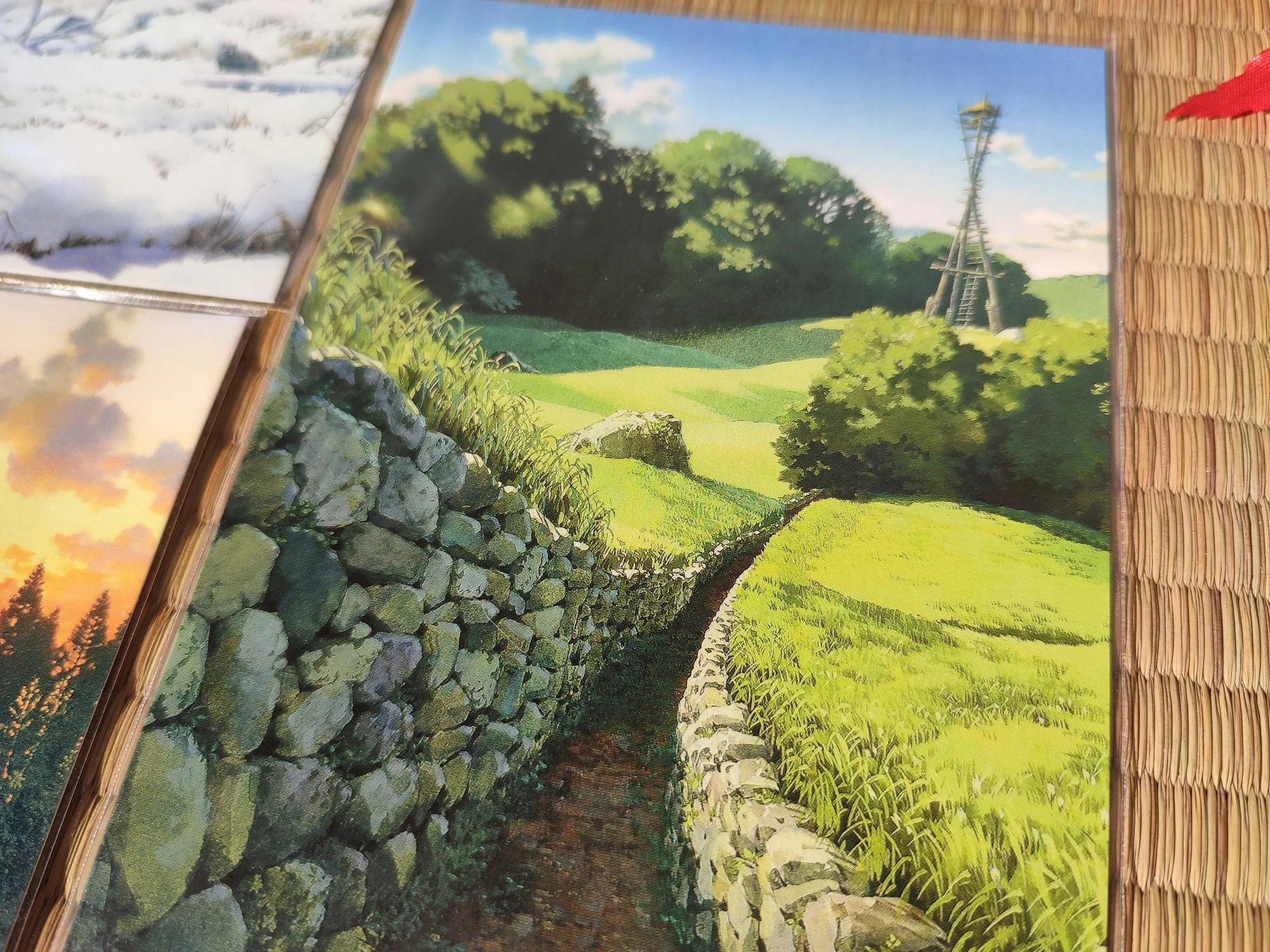 Vintage* Official Ghibli Museum Postcard • Mononoke, Only Yesterday, Pom Poko Background Artwork • Oga Kazuo Painting - Image 4