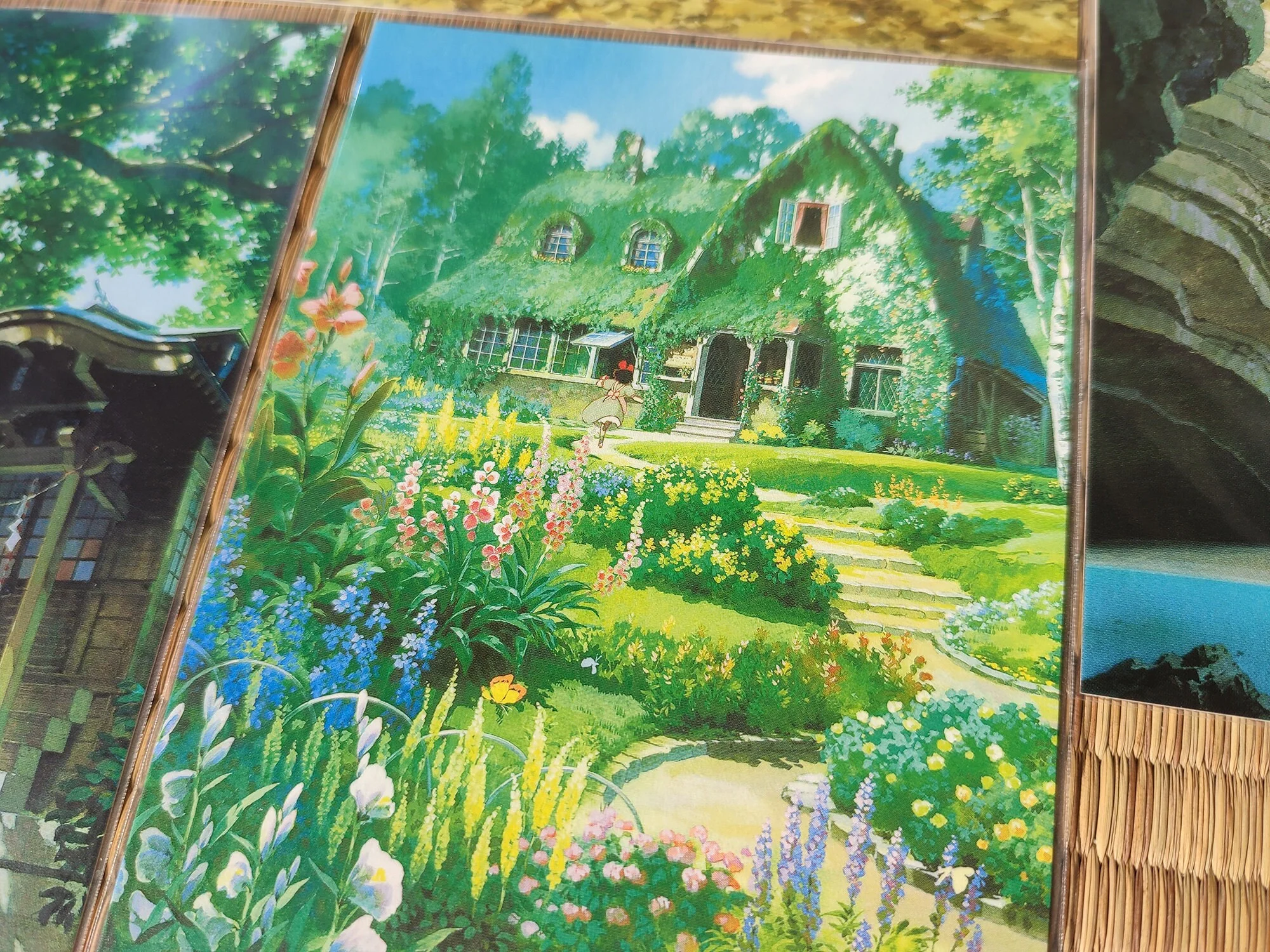 Vintage* Official Ghibli Museum Postcard • Howl, Whisper, Porco Rosso, Kikis Delivery Background Artwork • Studio Ghibli Oga Kazuo Painting - Image 4