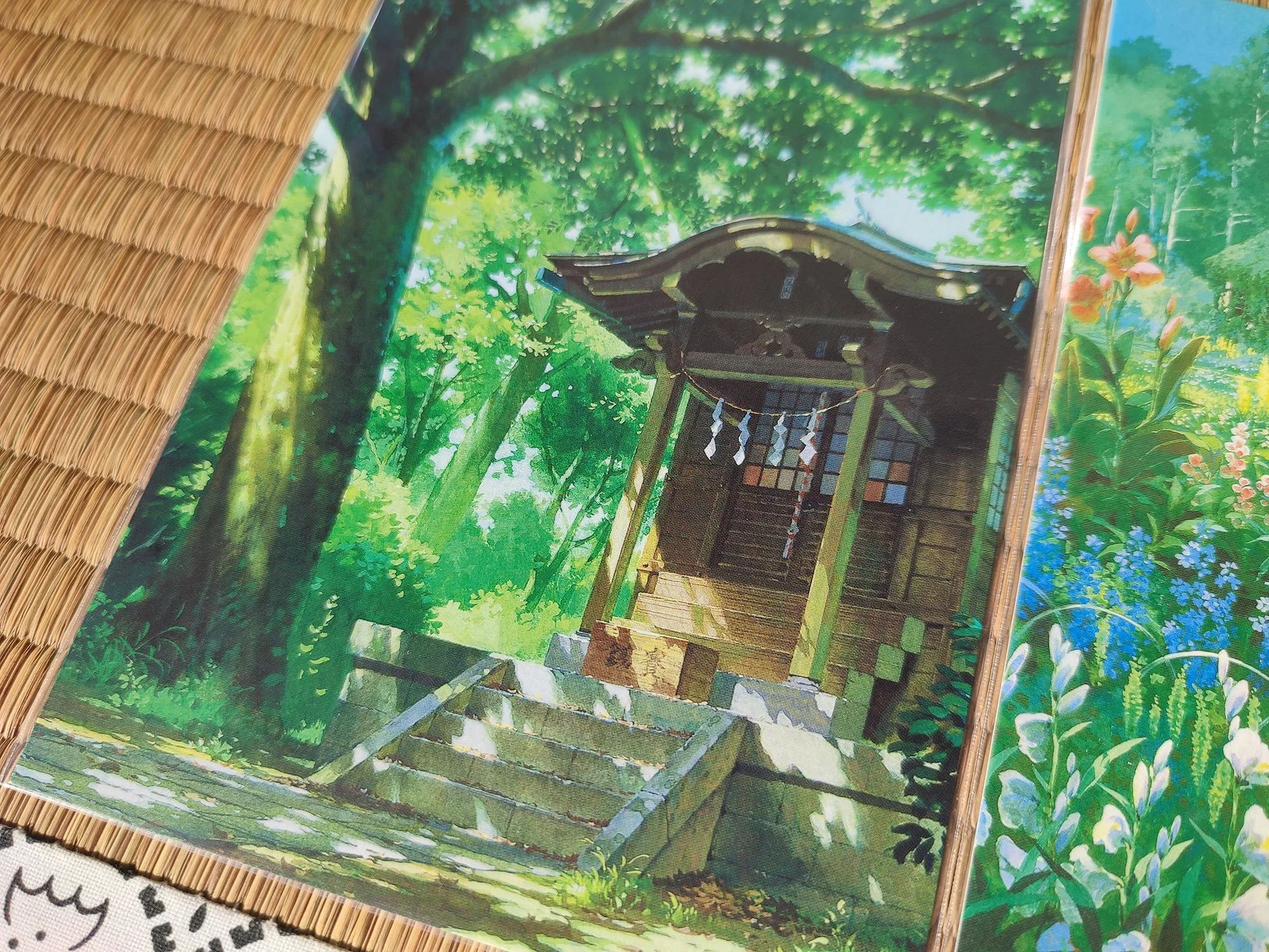 Vintage* Official Ghibli Museum Postcard • Howl, Whisper, Porco Rosso, Kikis Delivery Background Artwork • Studio Ghibli Oga Kazuo Painting - Image 5
