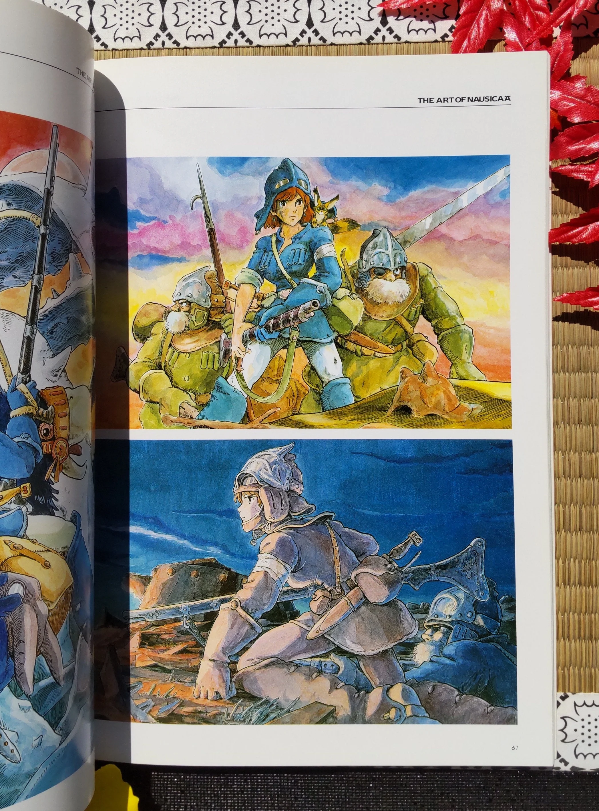 Vintage* Official Ghibli Nausicaa Artbook • Nausicaä of the Valley of the Wind Anime • Japanese Painting Art Book - Image 4